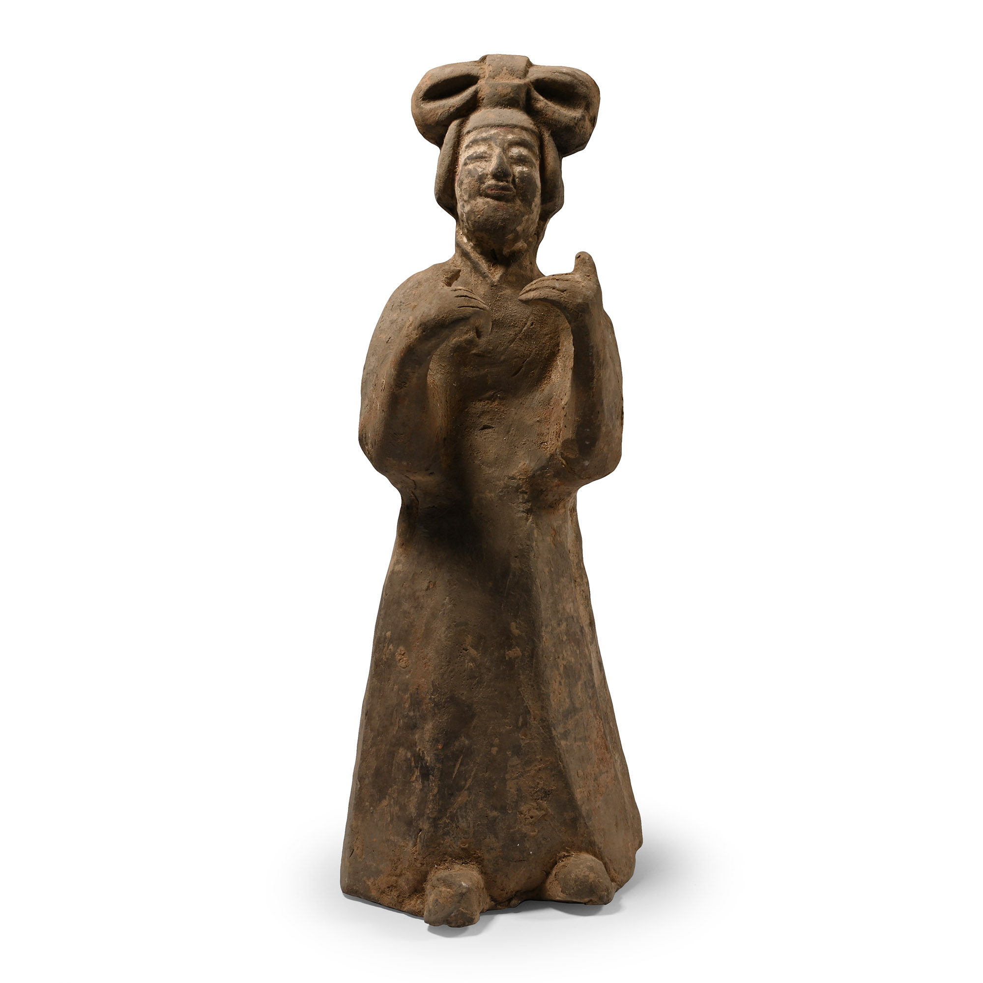 Chinese Wei Terracotta Female Musician