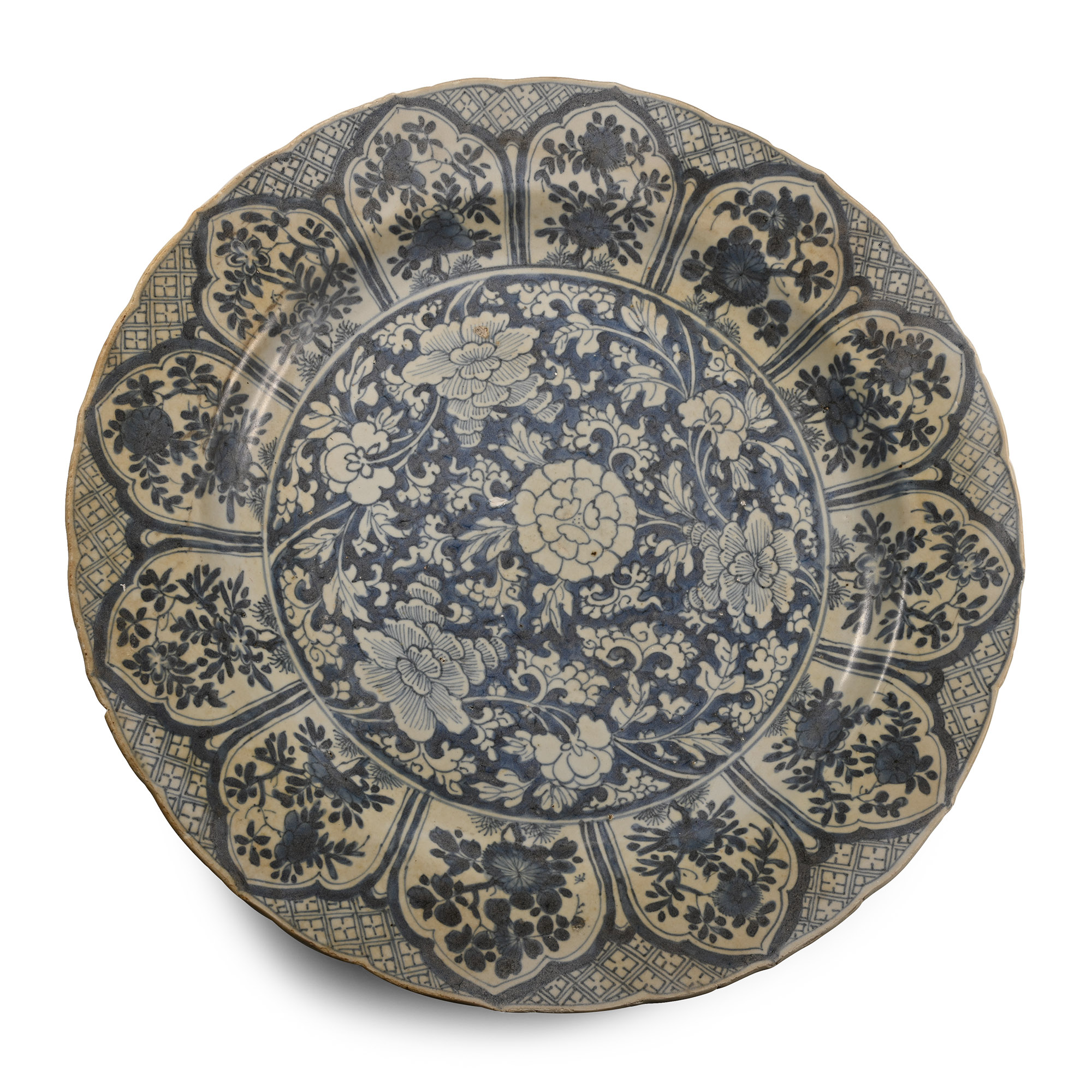 Chinese Blue and White Export Ware Charger