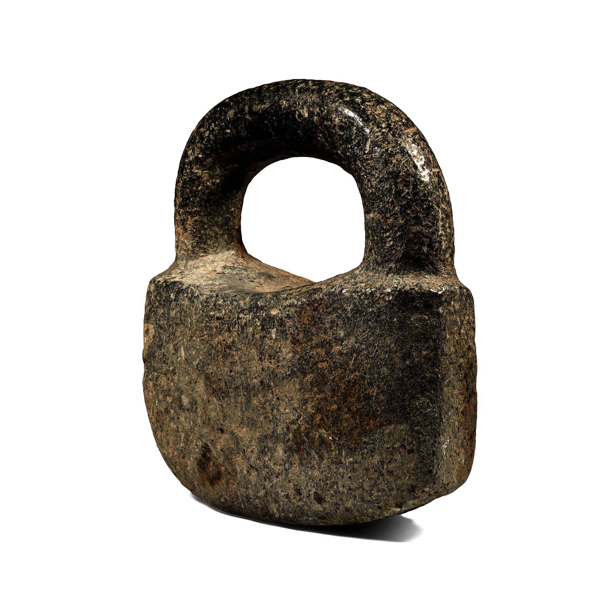 Bactrian Stone 'Hand Bag' Ceremonial Weight