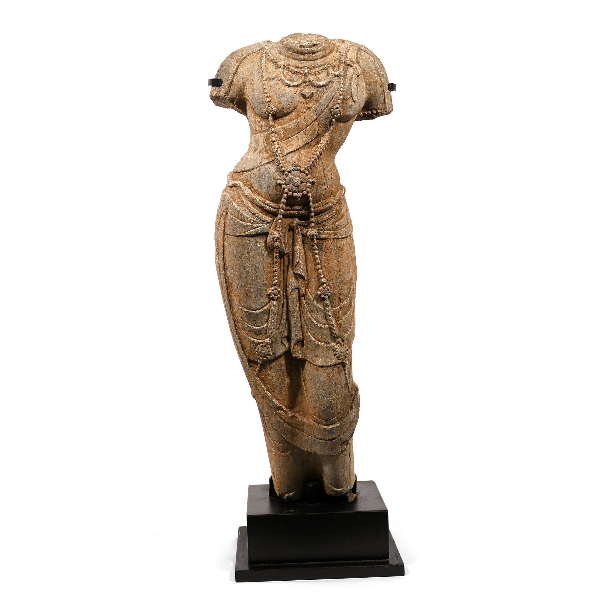 Chinese Wei Stone Statue Torso