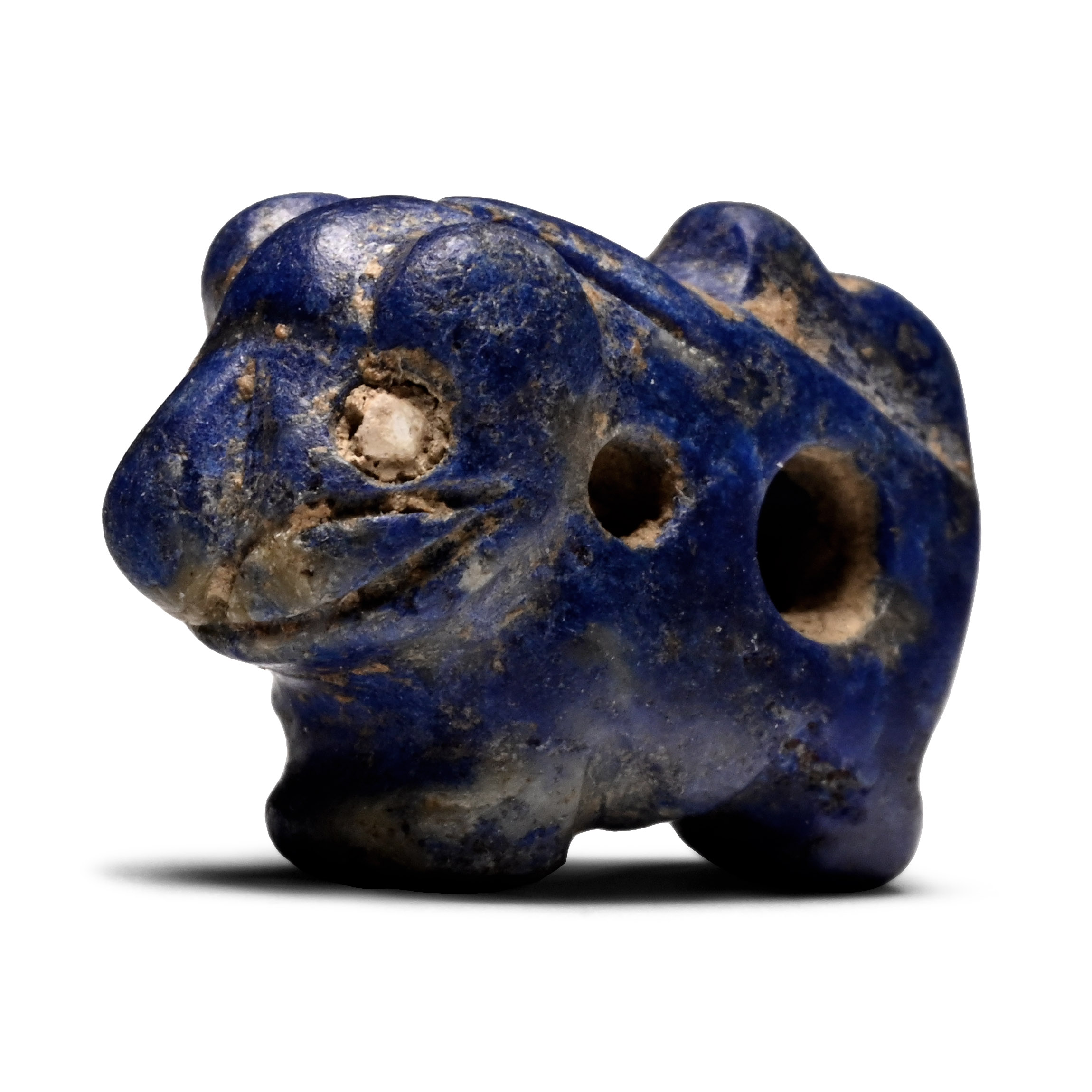 Western Asiatic Lapis Lazuli Animal Bead