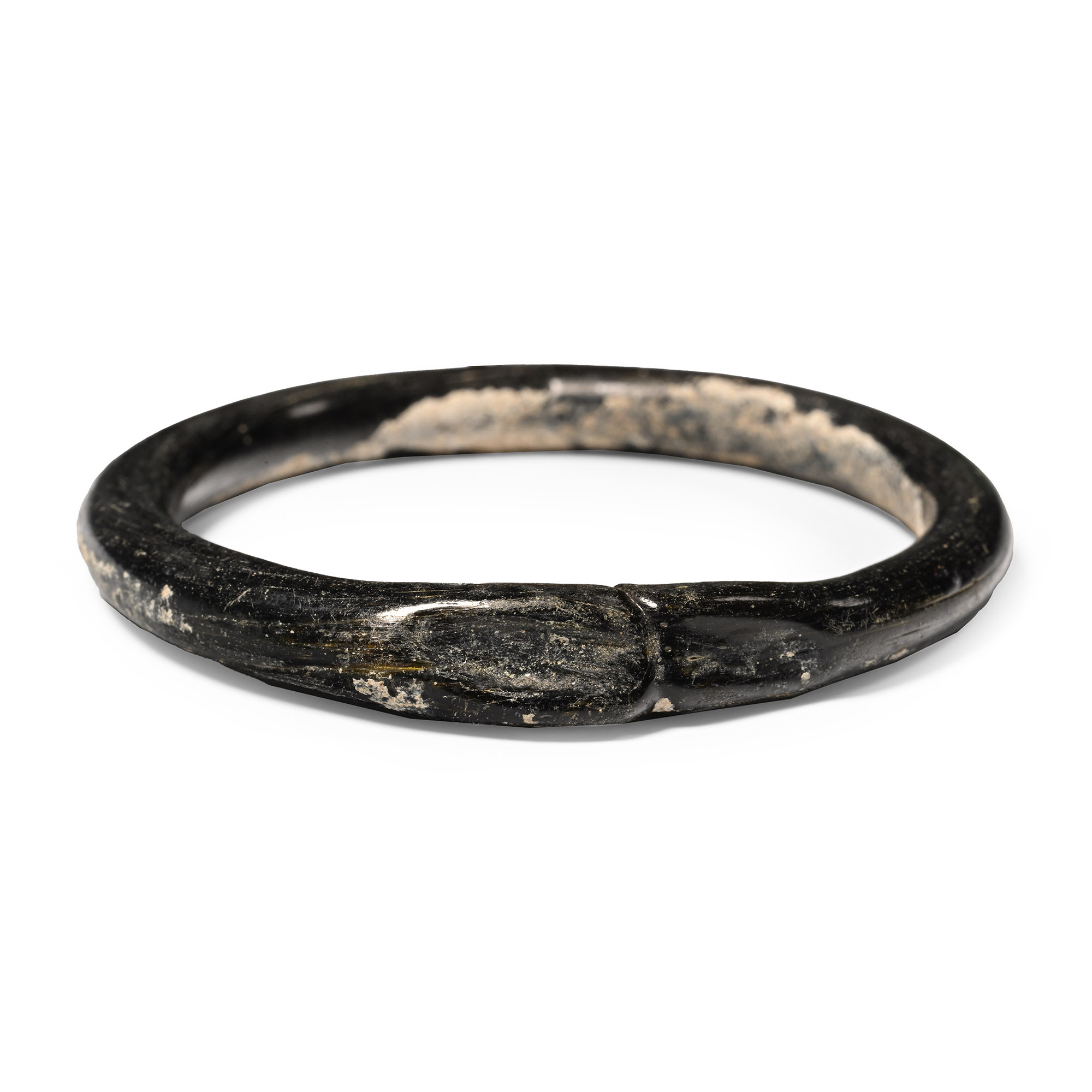 Roman Black Glass Bangle