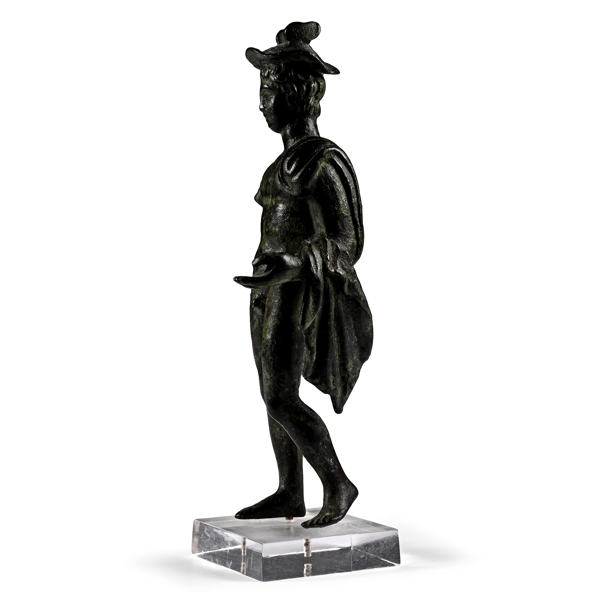 Roman Bronze Statue of Mercury