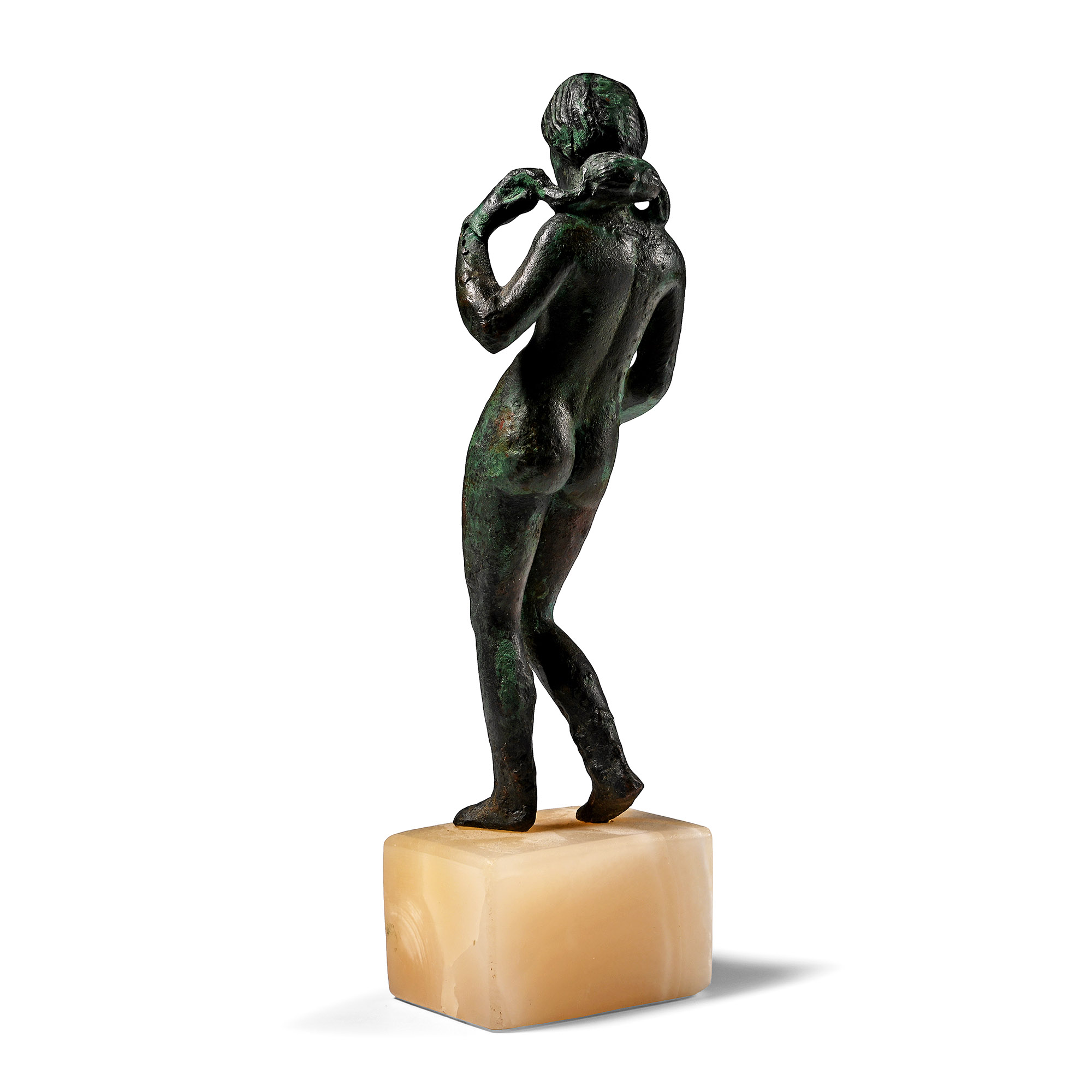 Roman Bronze Statue of Venus Anadyomene