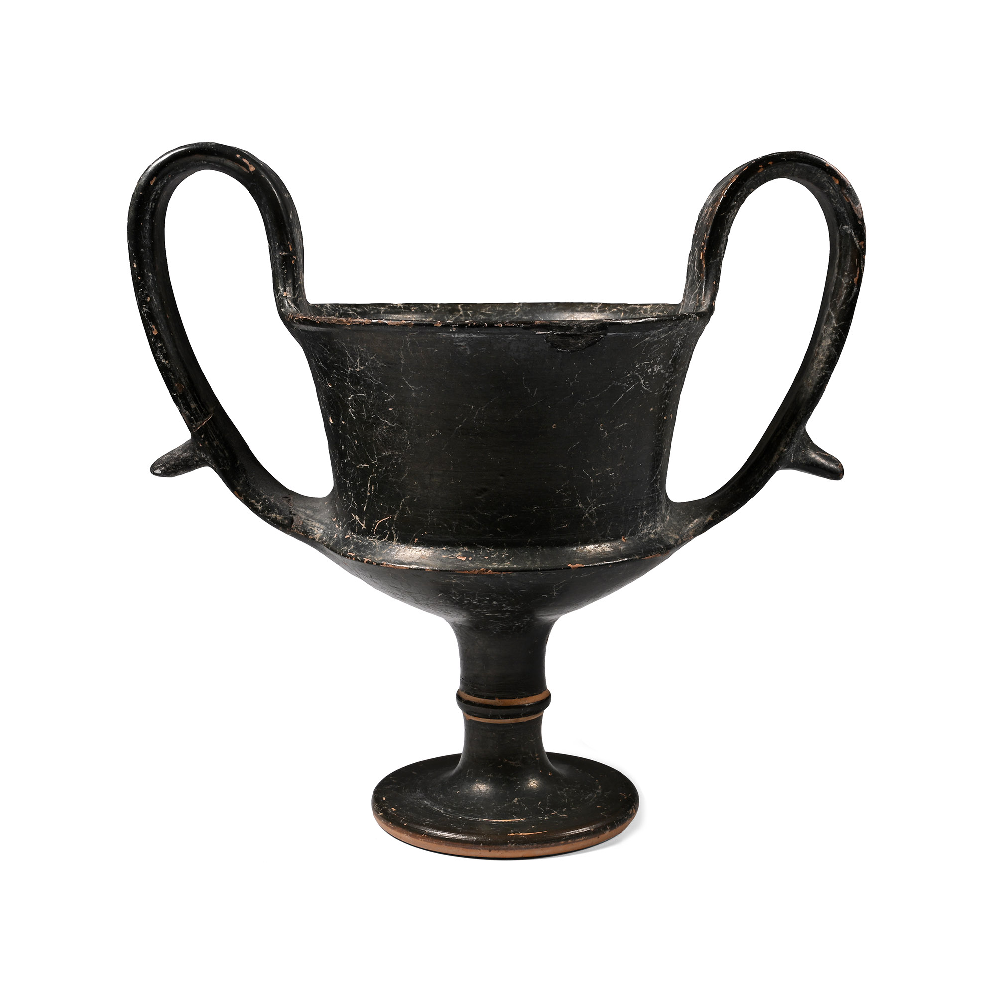 Boeotian Black-Glazed Terracotta Kantharos