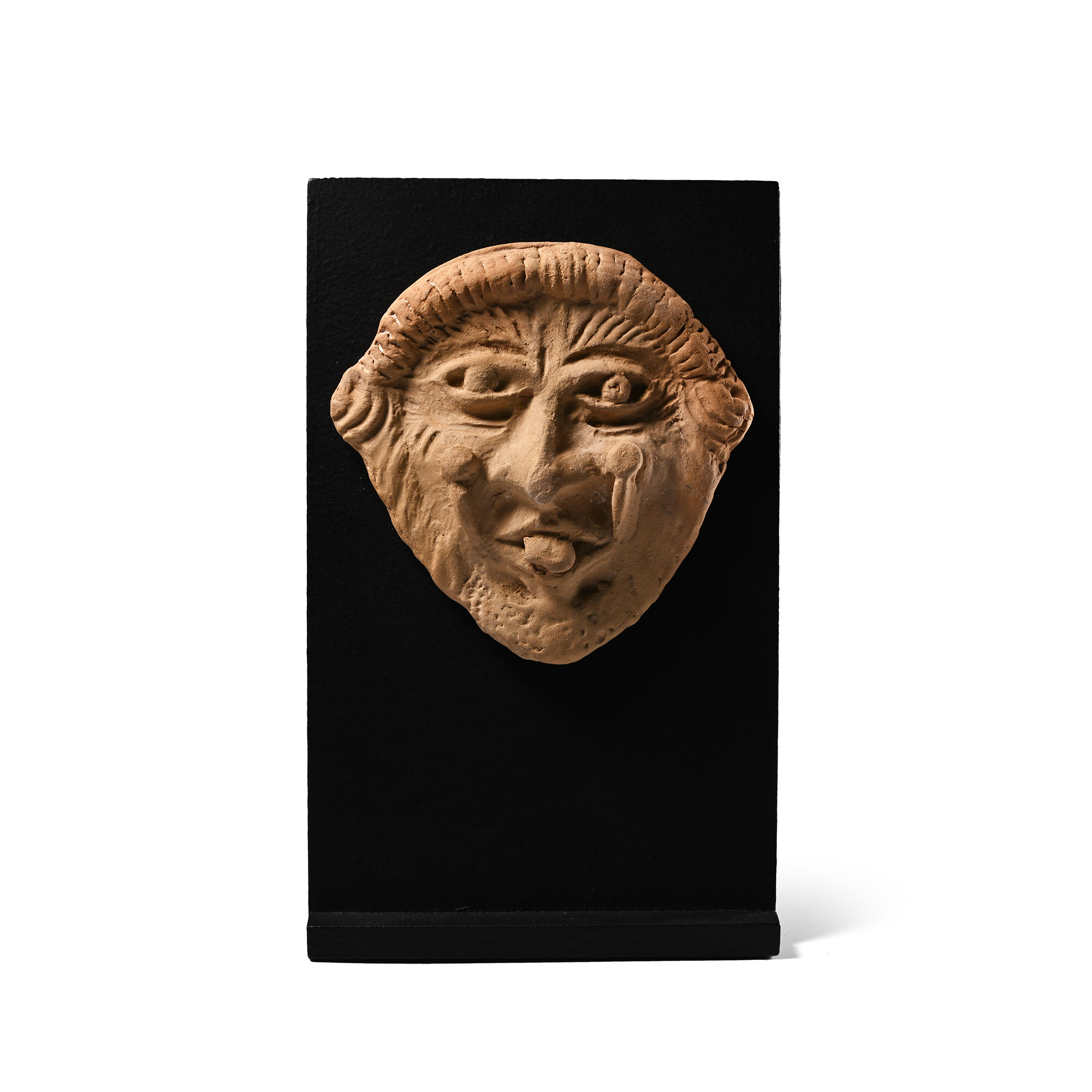 Greek Terracotta Face of a Gorgoneion