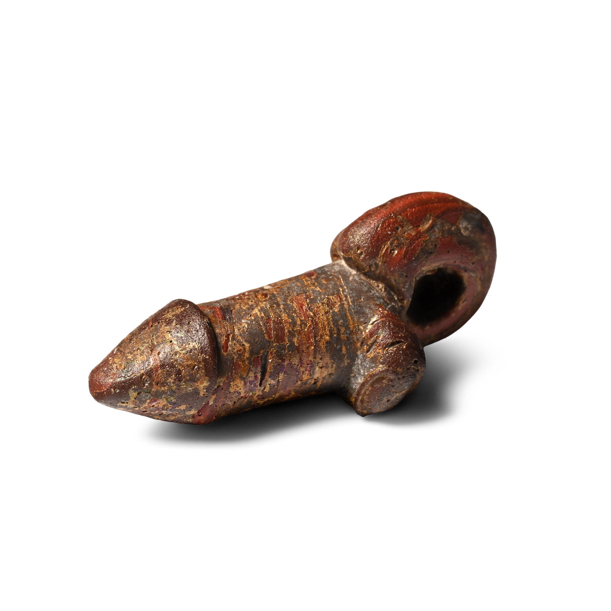 Roman Glass Phallic Pendant