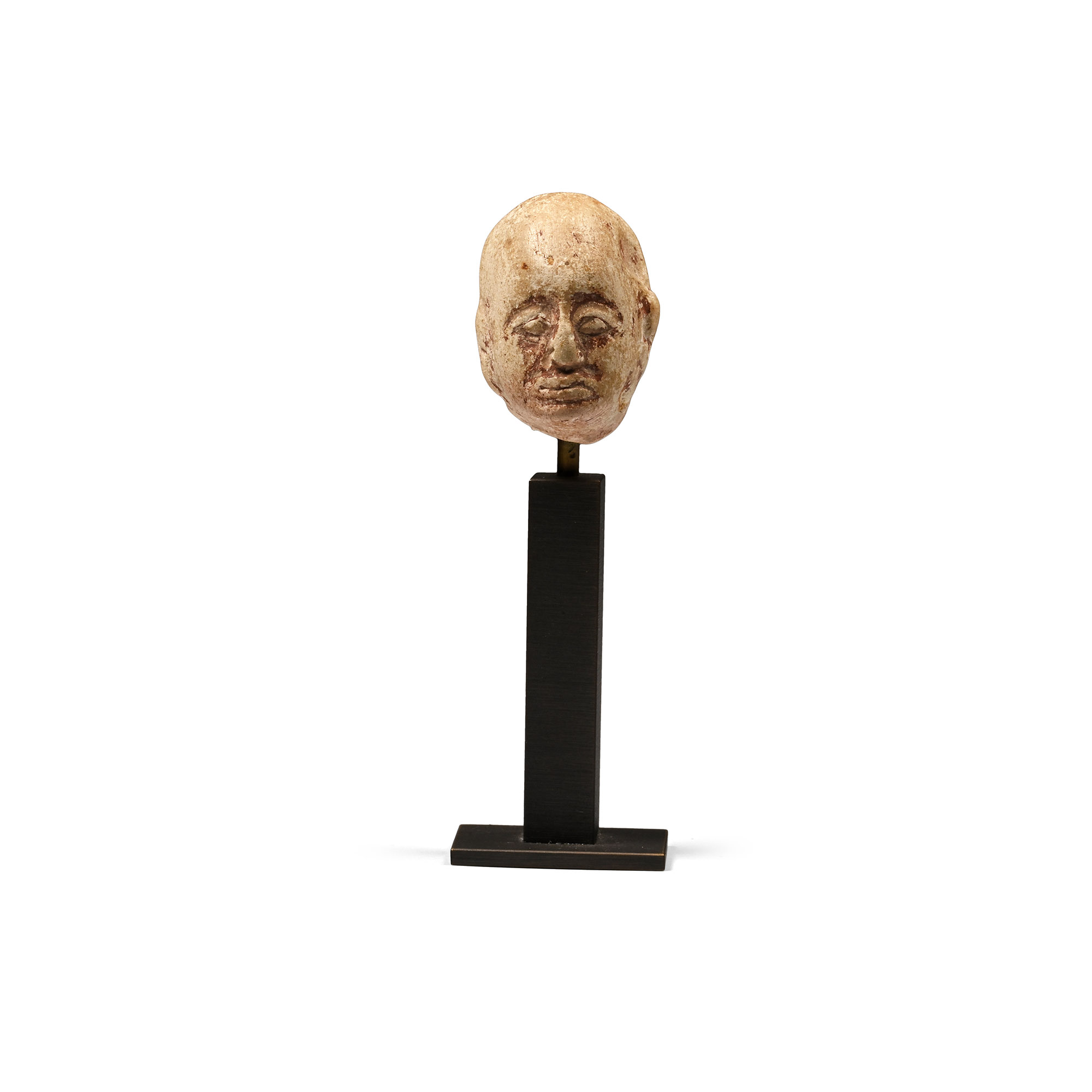 Egyptian Stone Head of a Man