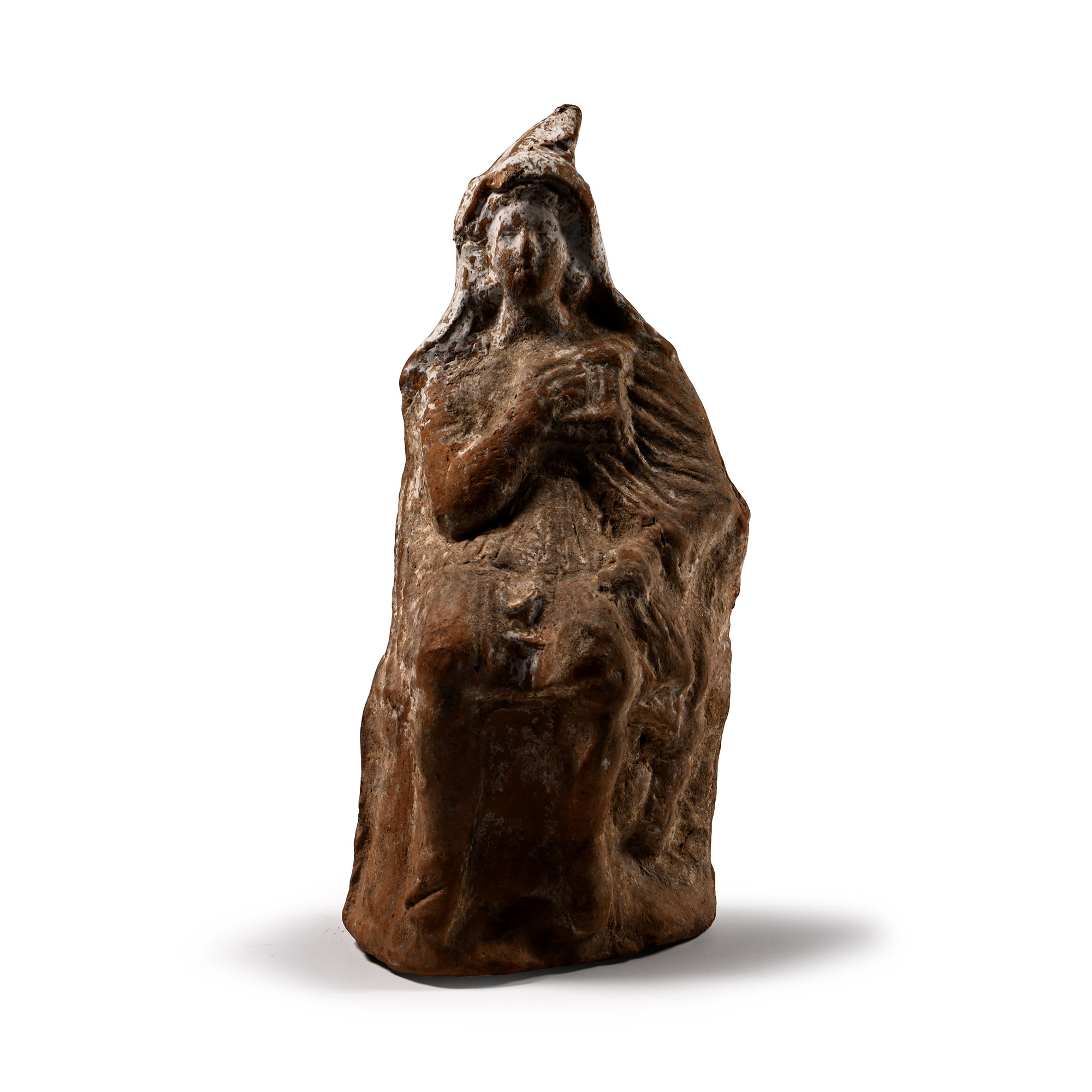 Greek Terracotta Seated Shepherd