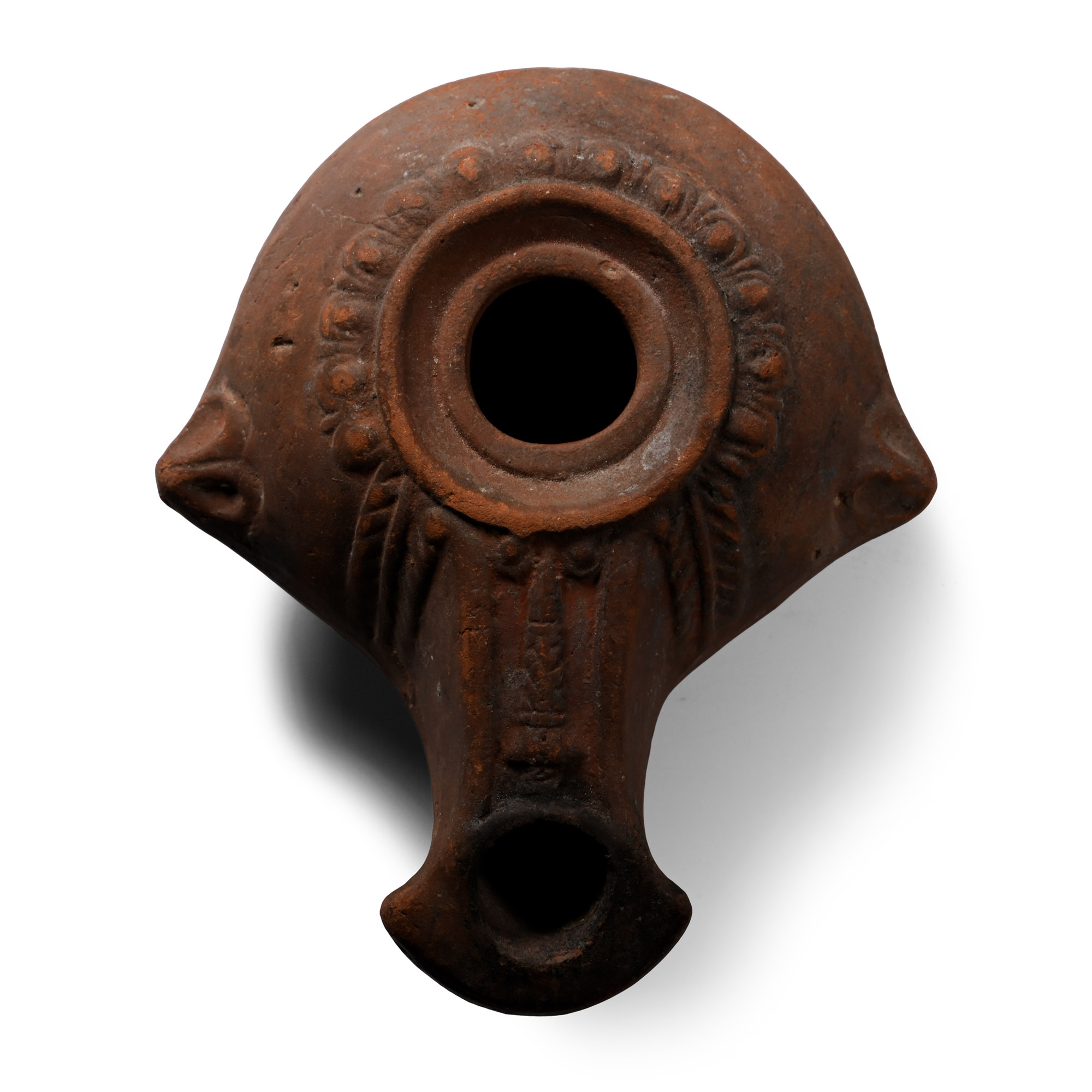 Egyptian Terracotta Oil Lamp