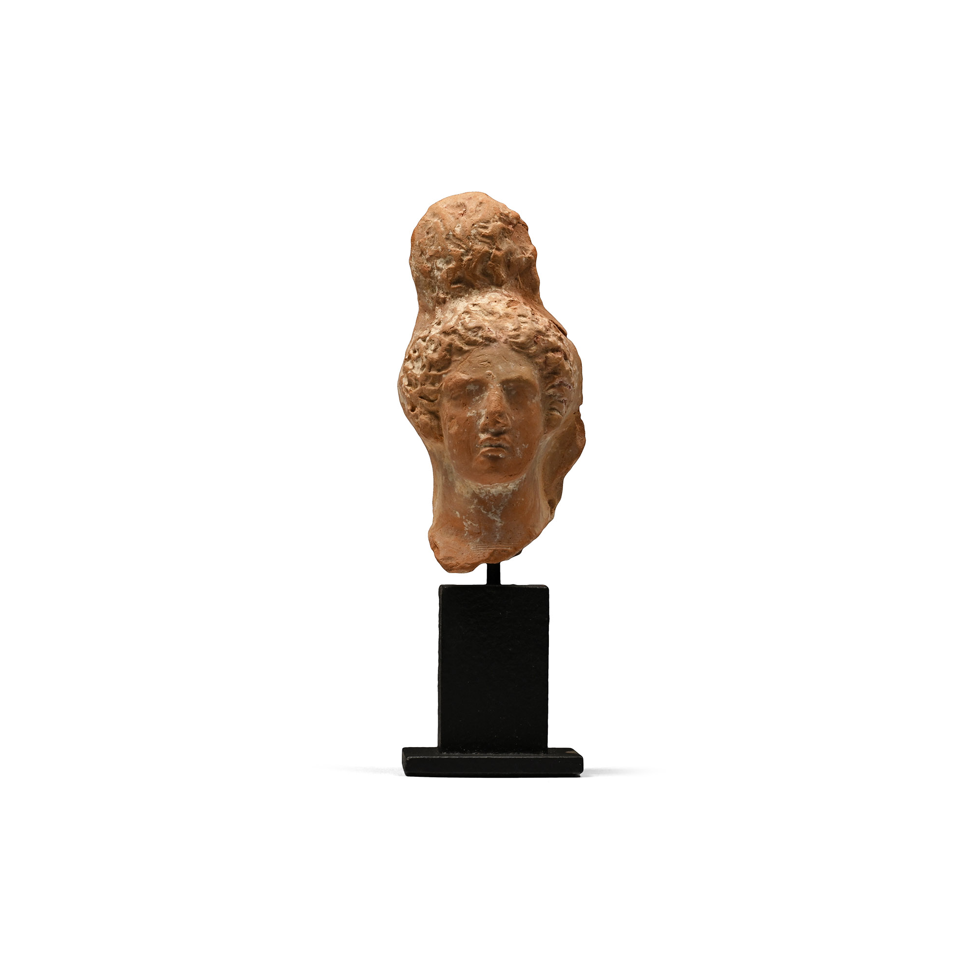 Greek Terracotta Head of a Goddess