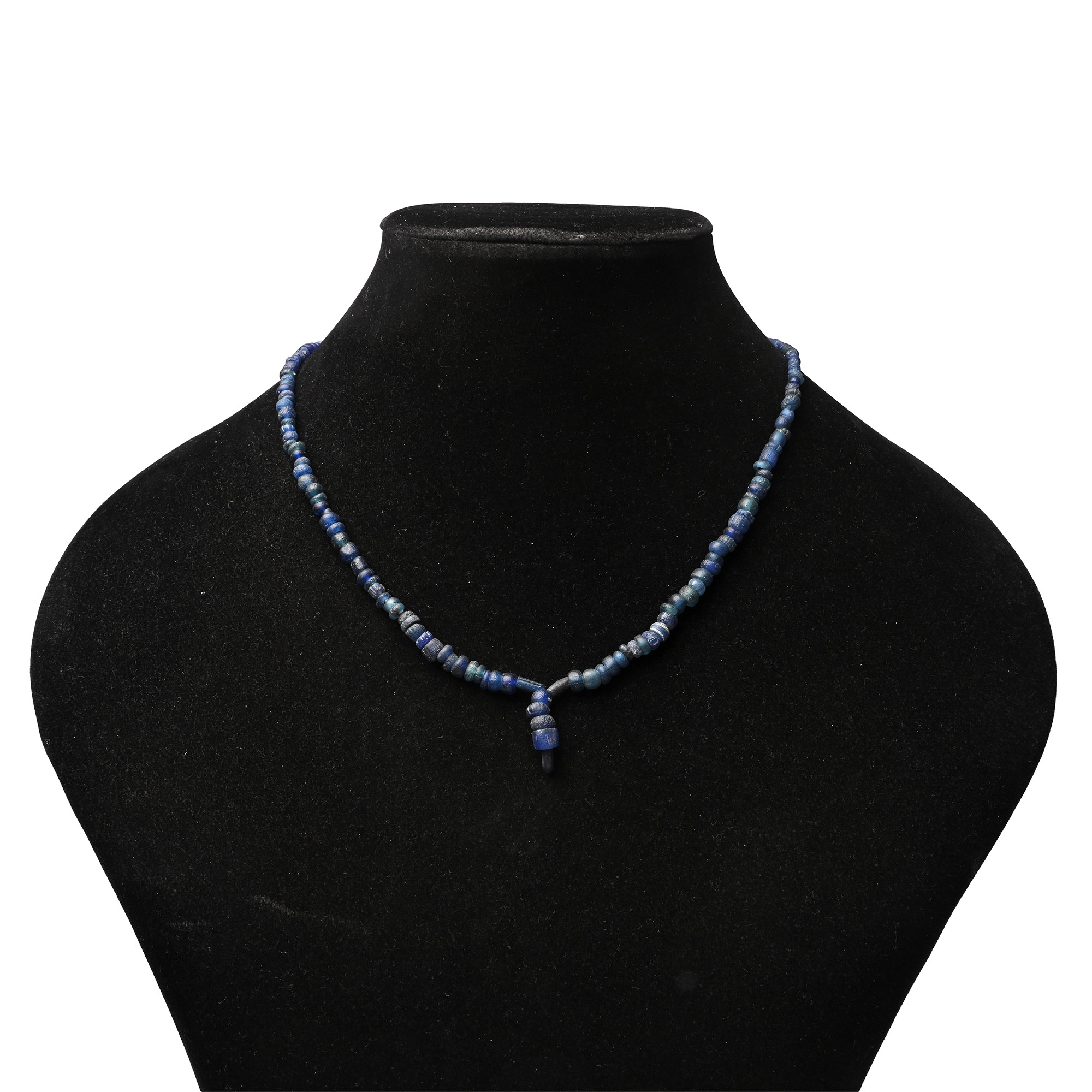 Roman Blue Glass Bead Necklace String