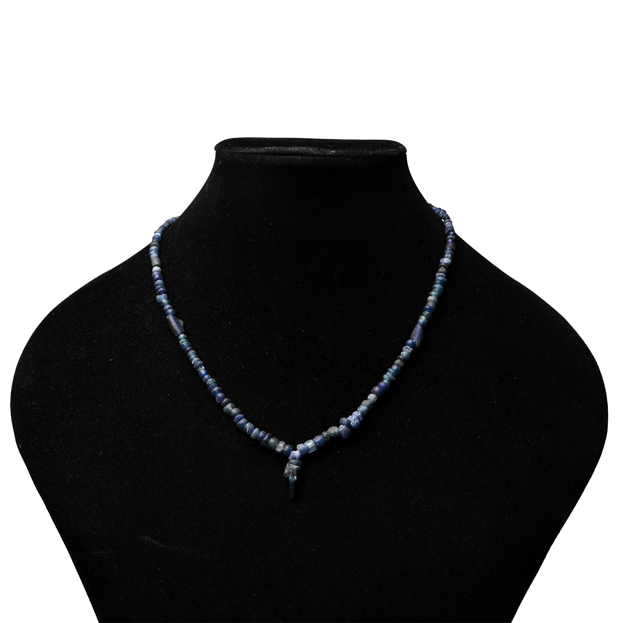 Roman Blue Glass Bead Necklace String