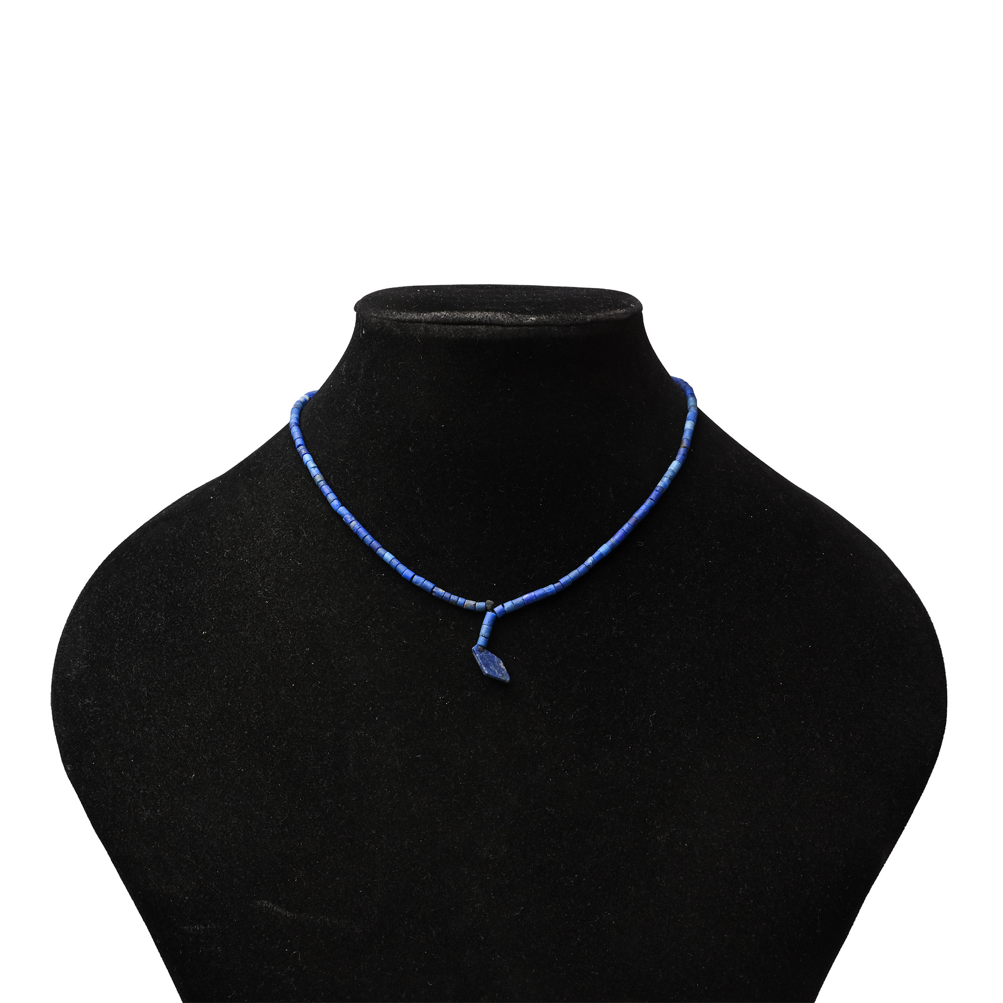 Western Asiatic Lapis Lazuli Bead Necklace String