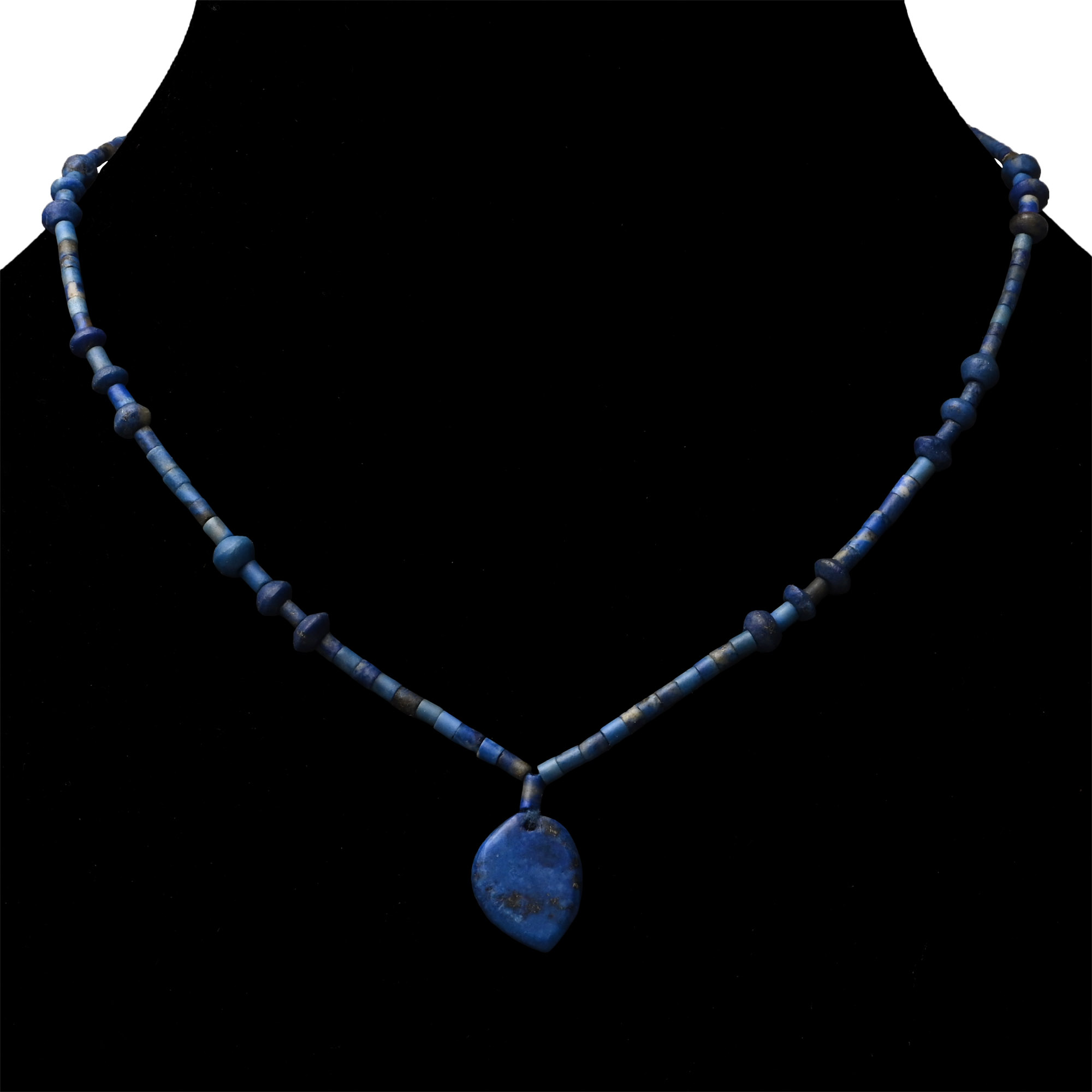 Bactrian Style Lapis Lazuli Bead Necklace String