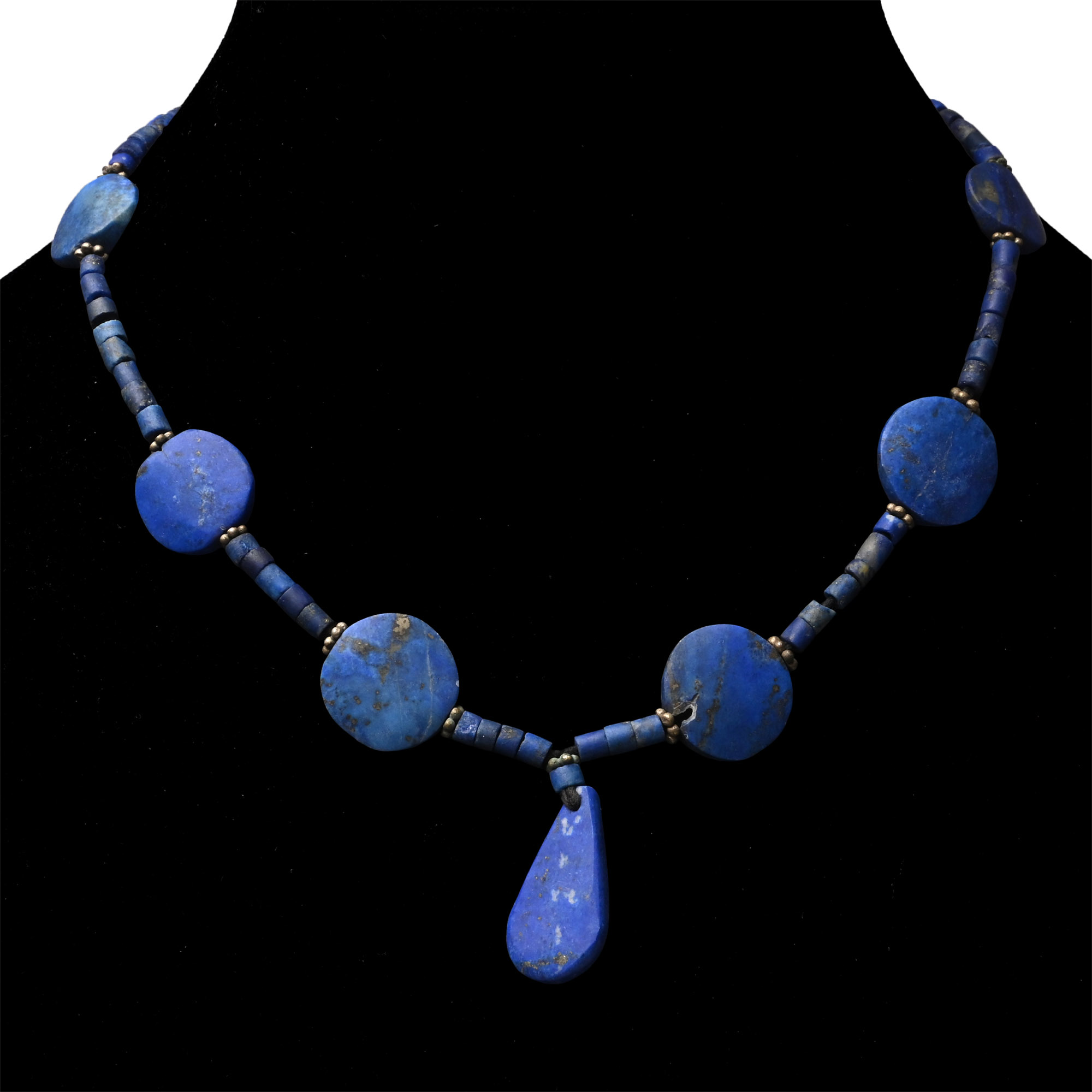 Lapis Lazuli Bead Necklace String