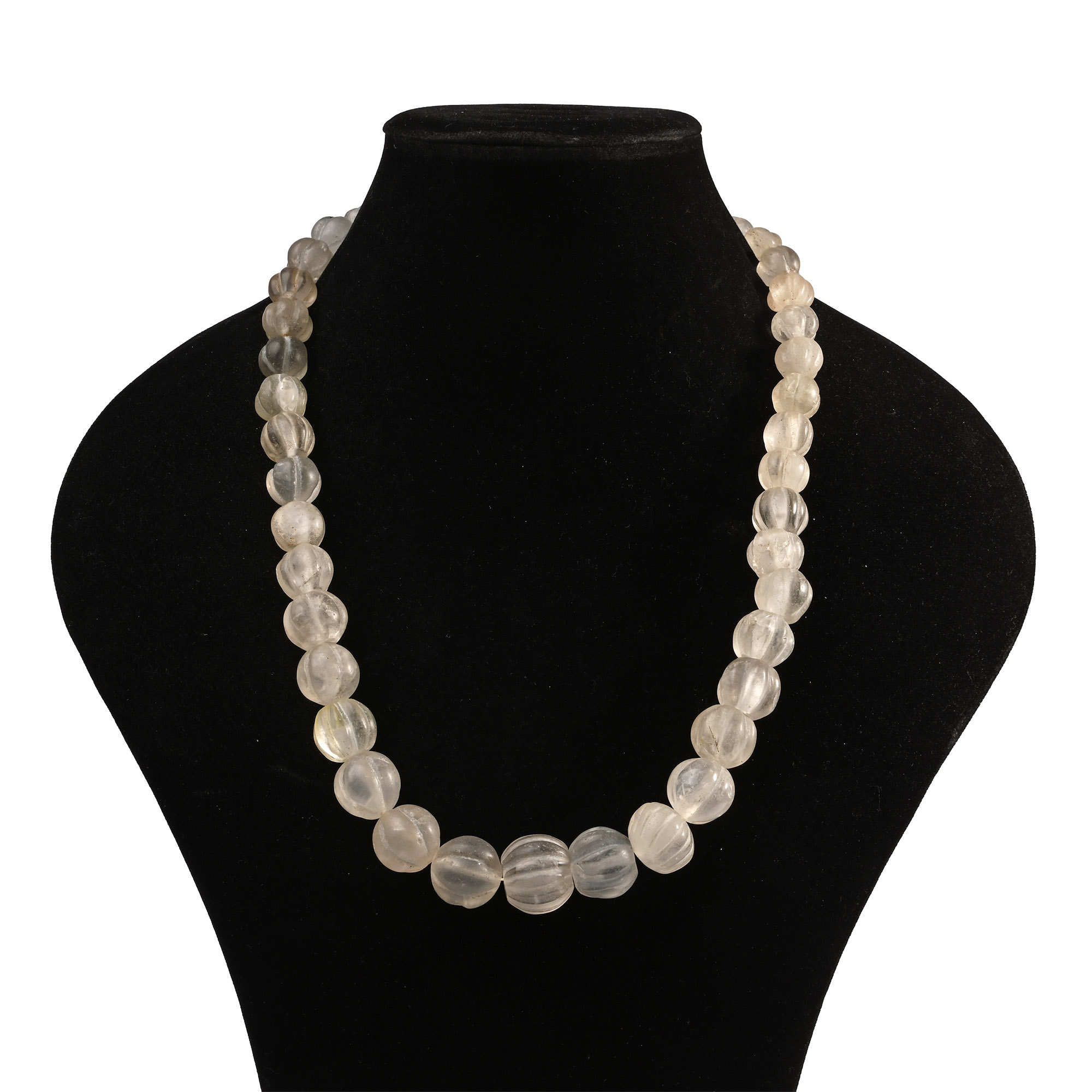Western Asiatic Rock Crystal Bead Necklace String