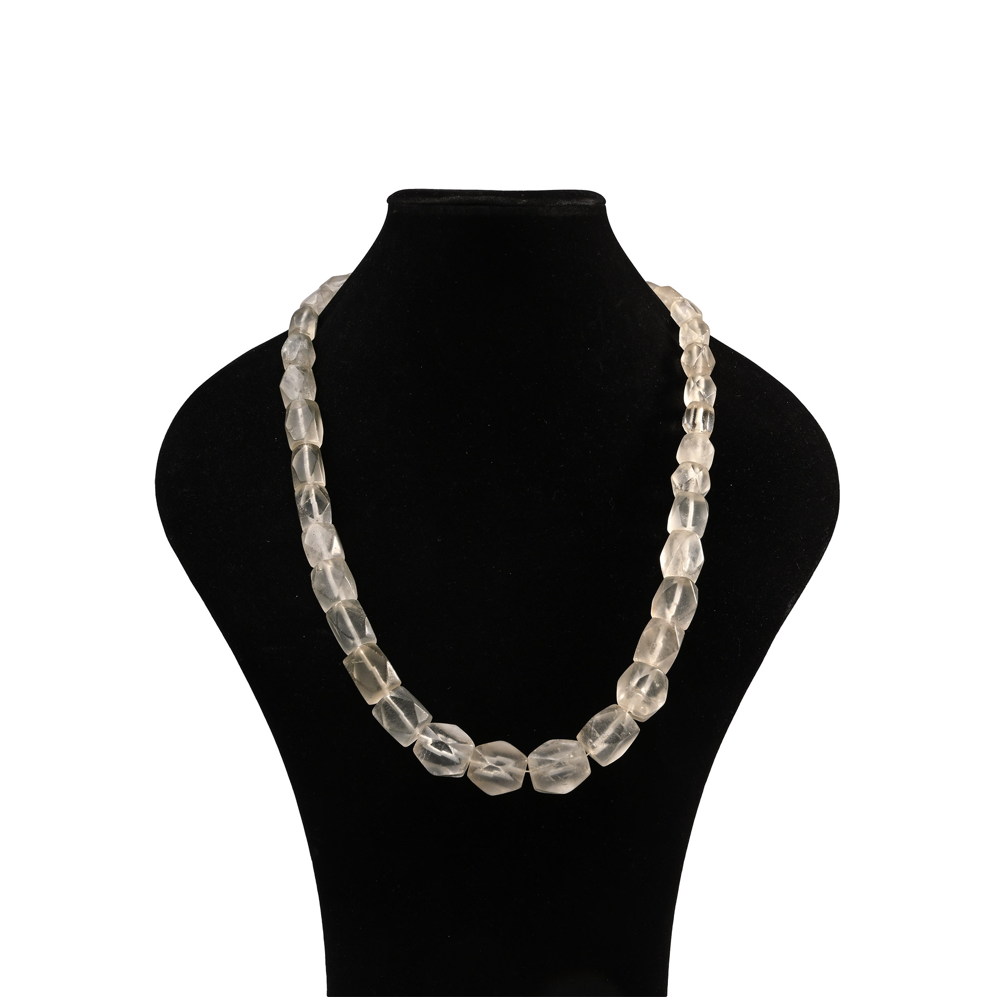 Rock Crystal Bead Necklace String