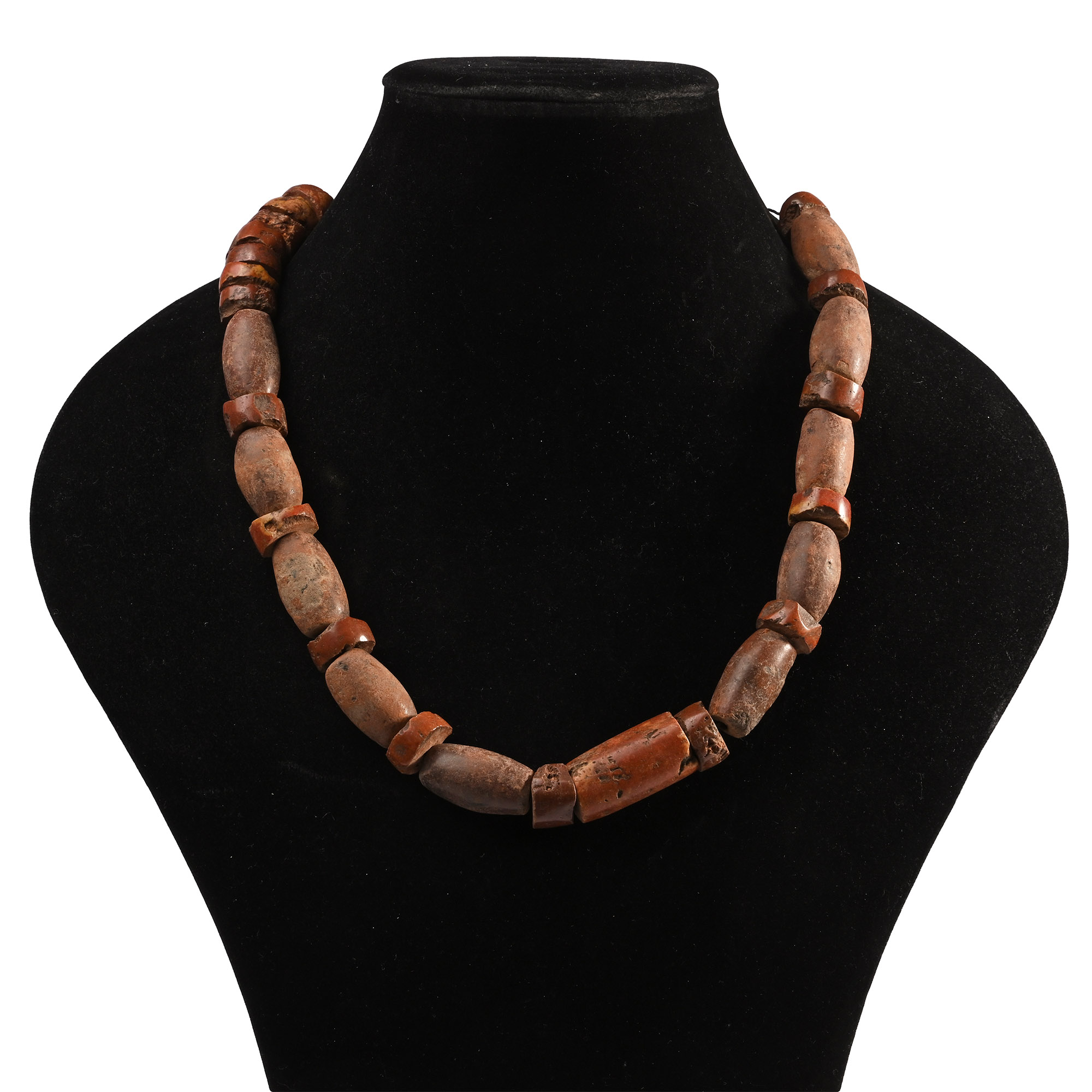 Ceramic and Stone Bead Necklace String