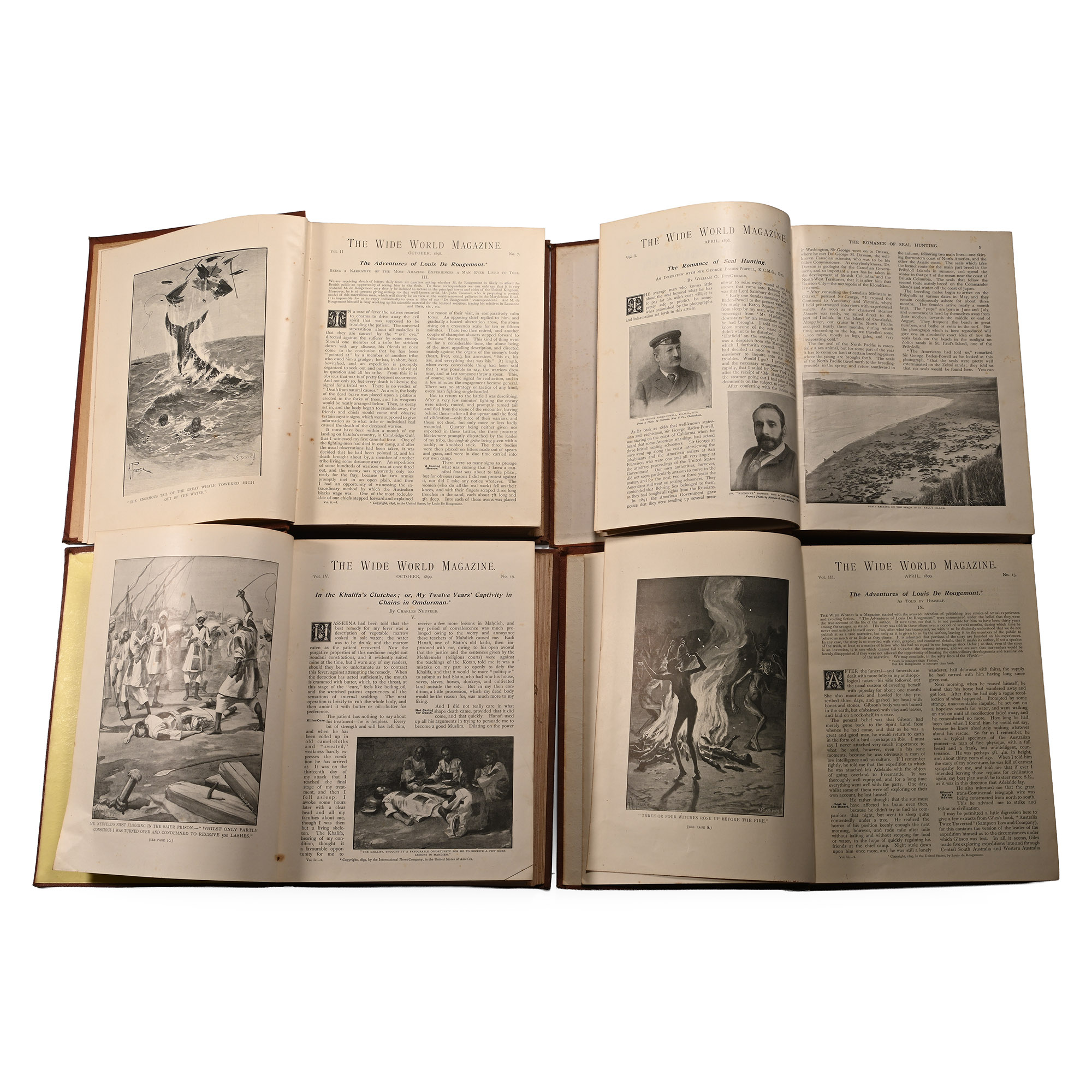 The Wide World Magazine - Volumes 1 - 4