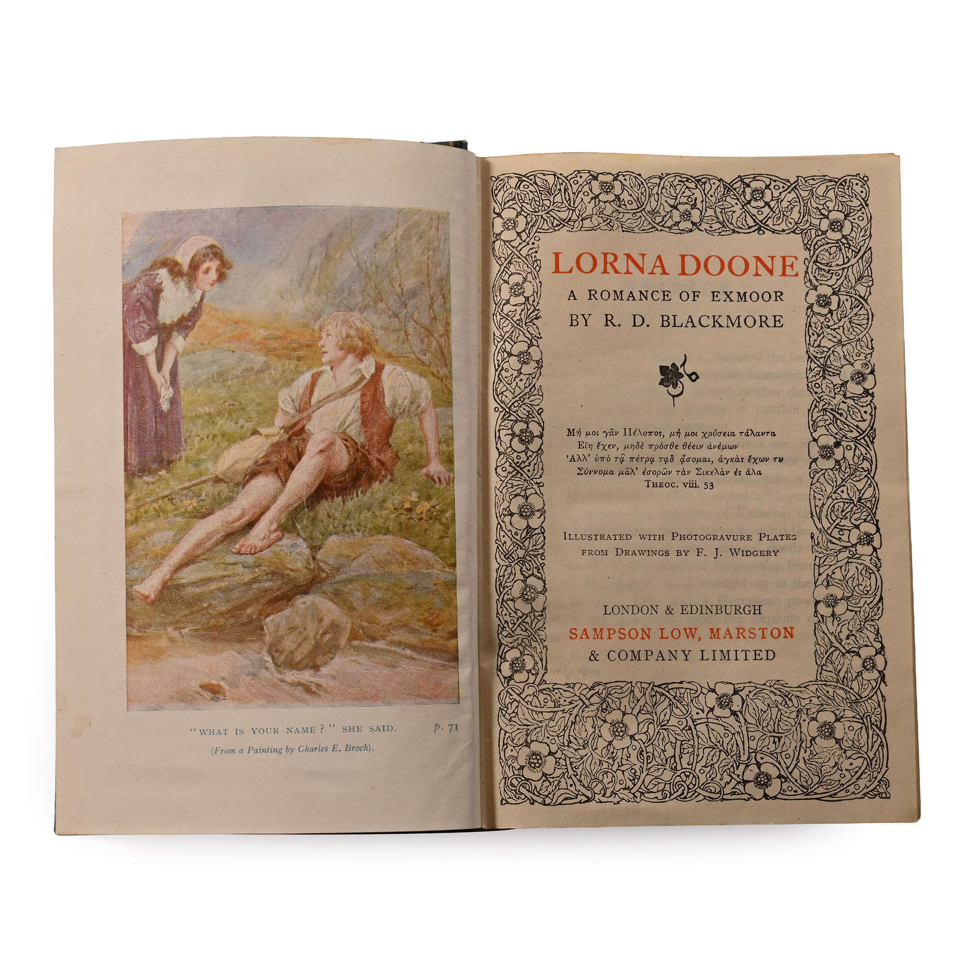 Lorna Doone - A Romance of Exmoor by R.D. Blackmore