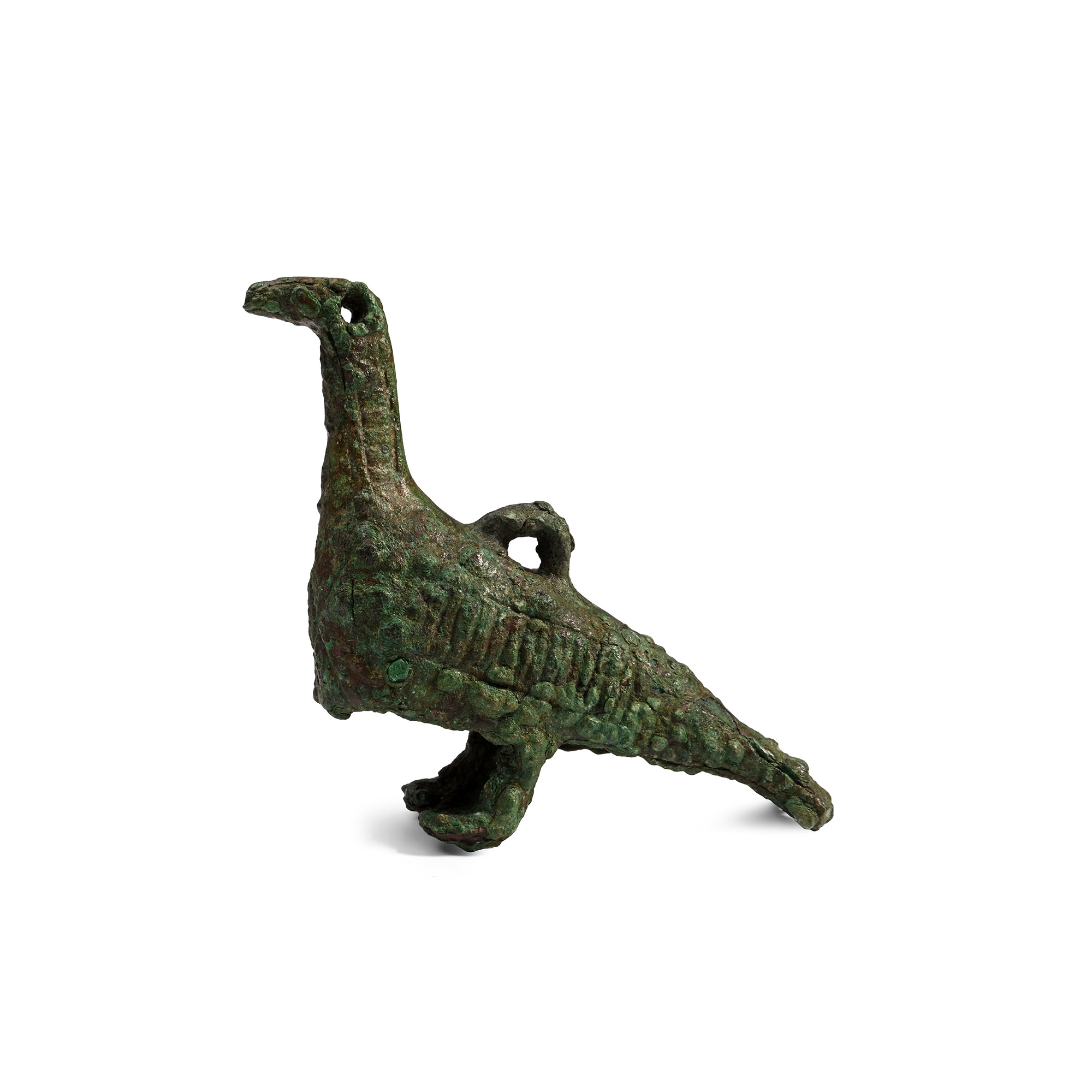 Western Asiatic Bronze Figure of a Bird