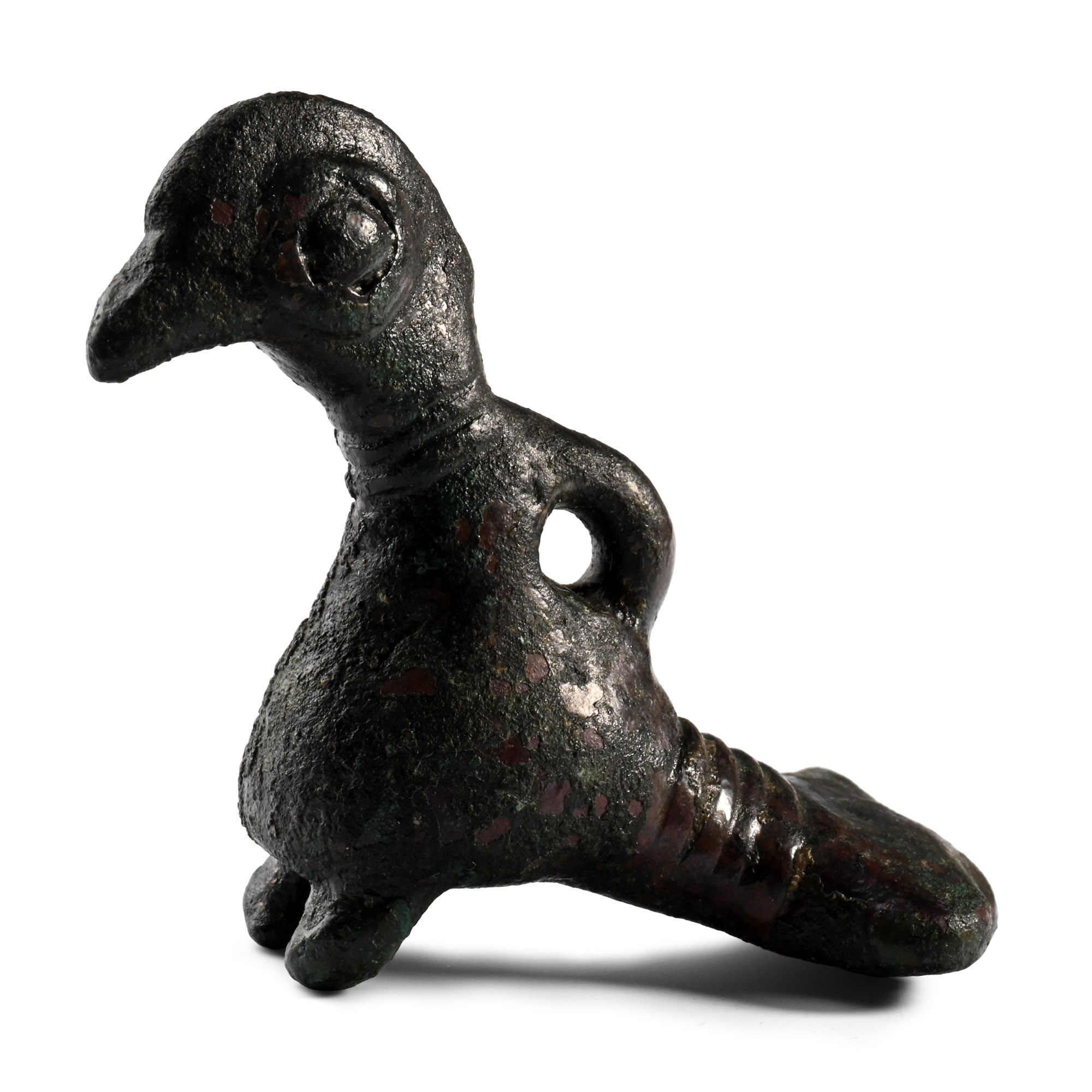 Western Asiatic Bronze Figure of a Bird