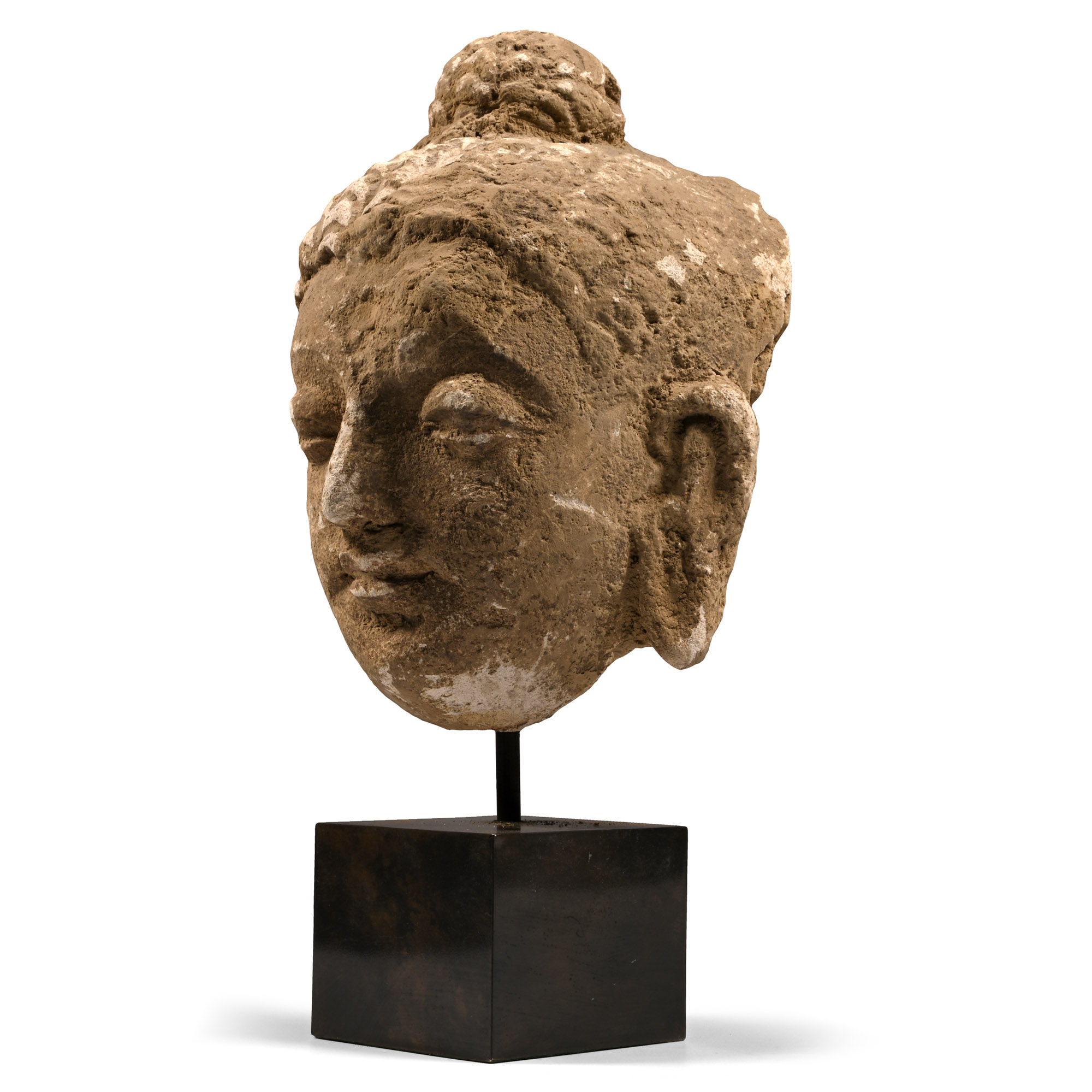Gandharan Stucco Buddha Head
