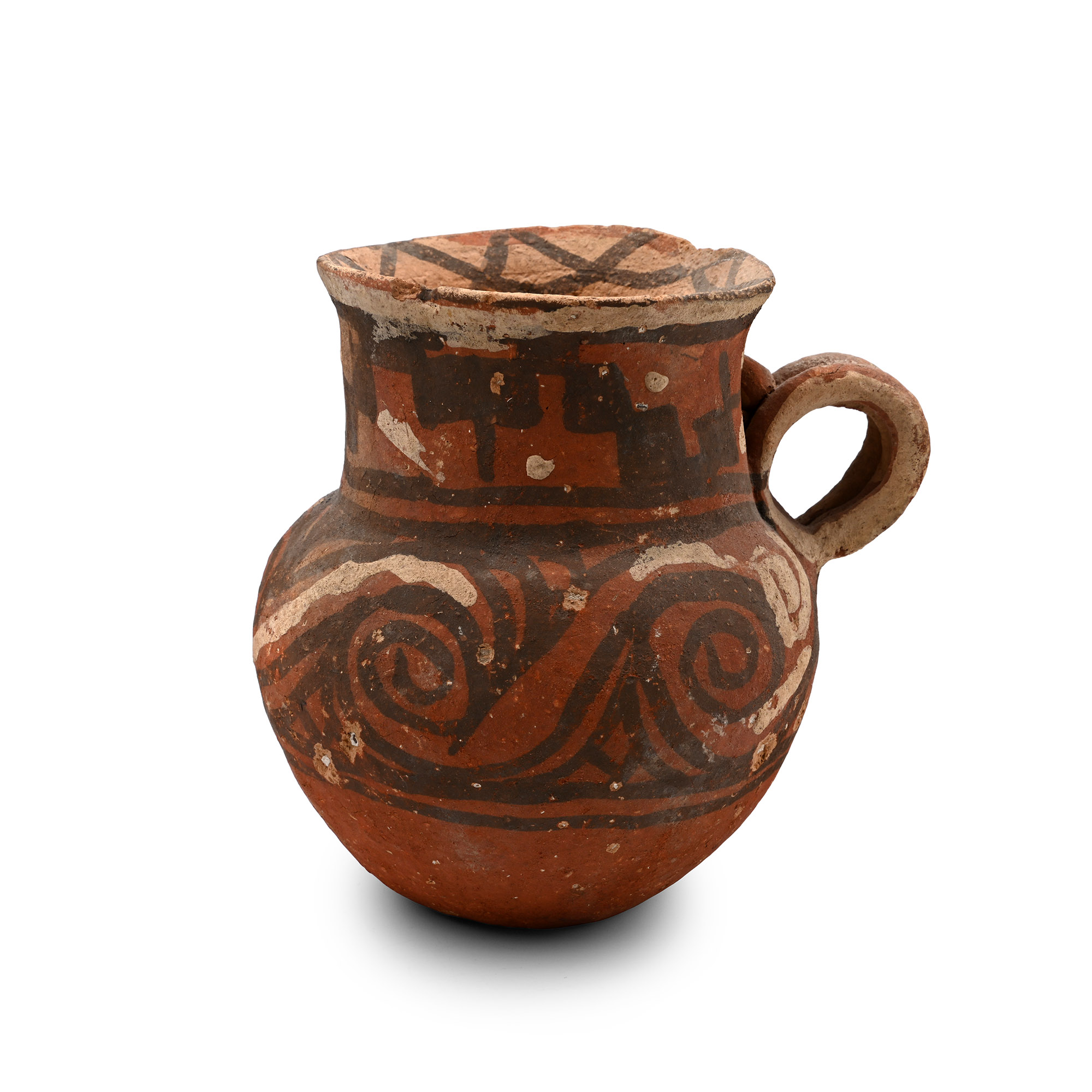 Western Asiatic Red-Painted Terracotta Vessel