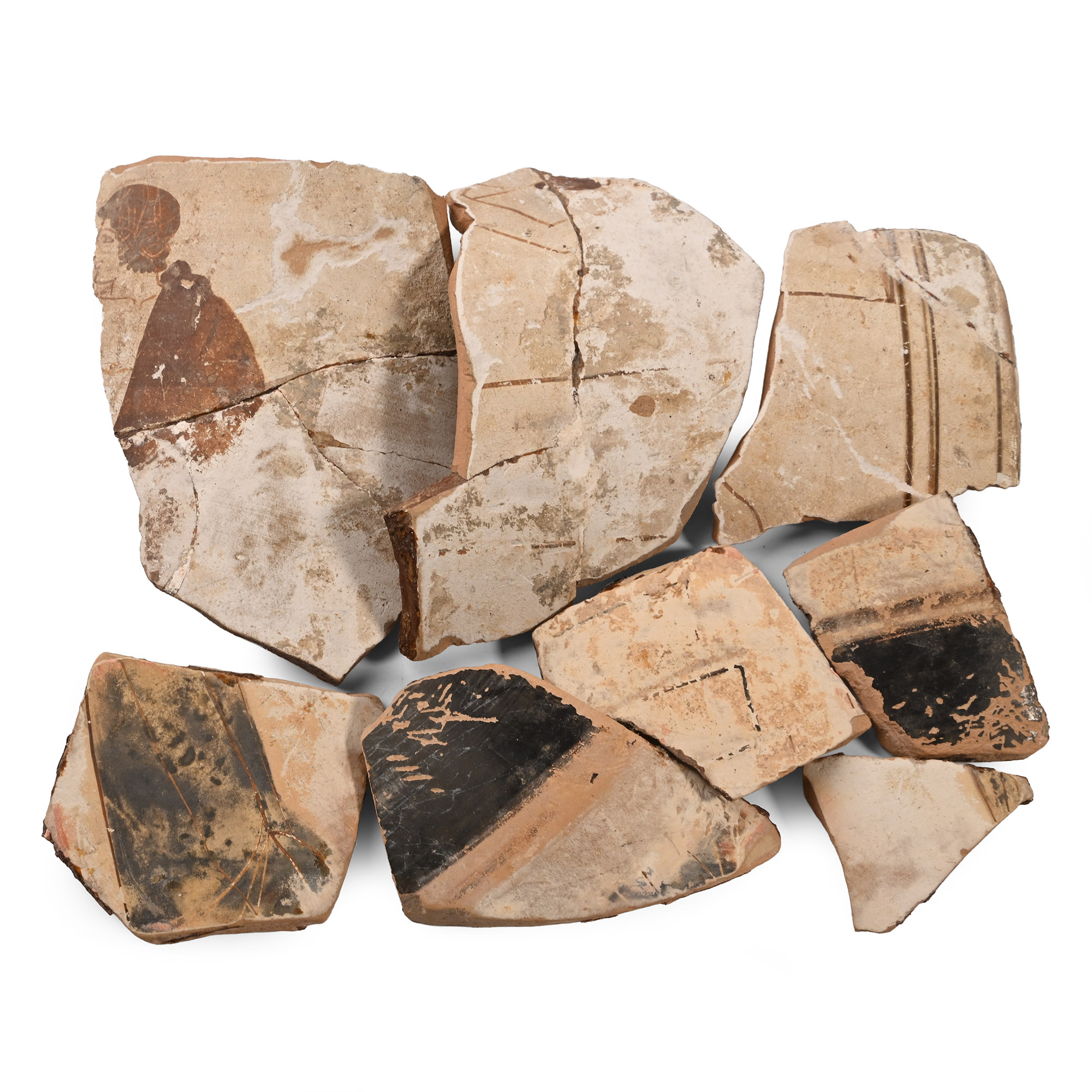 Greek White Ground Pottery Collection