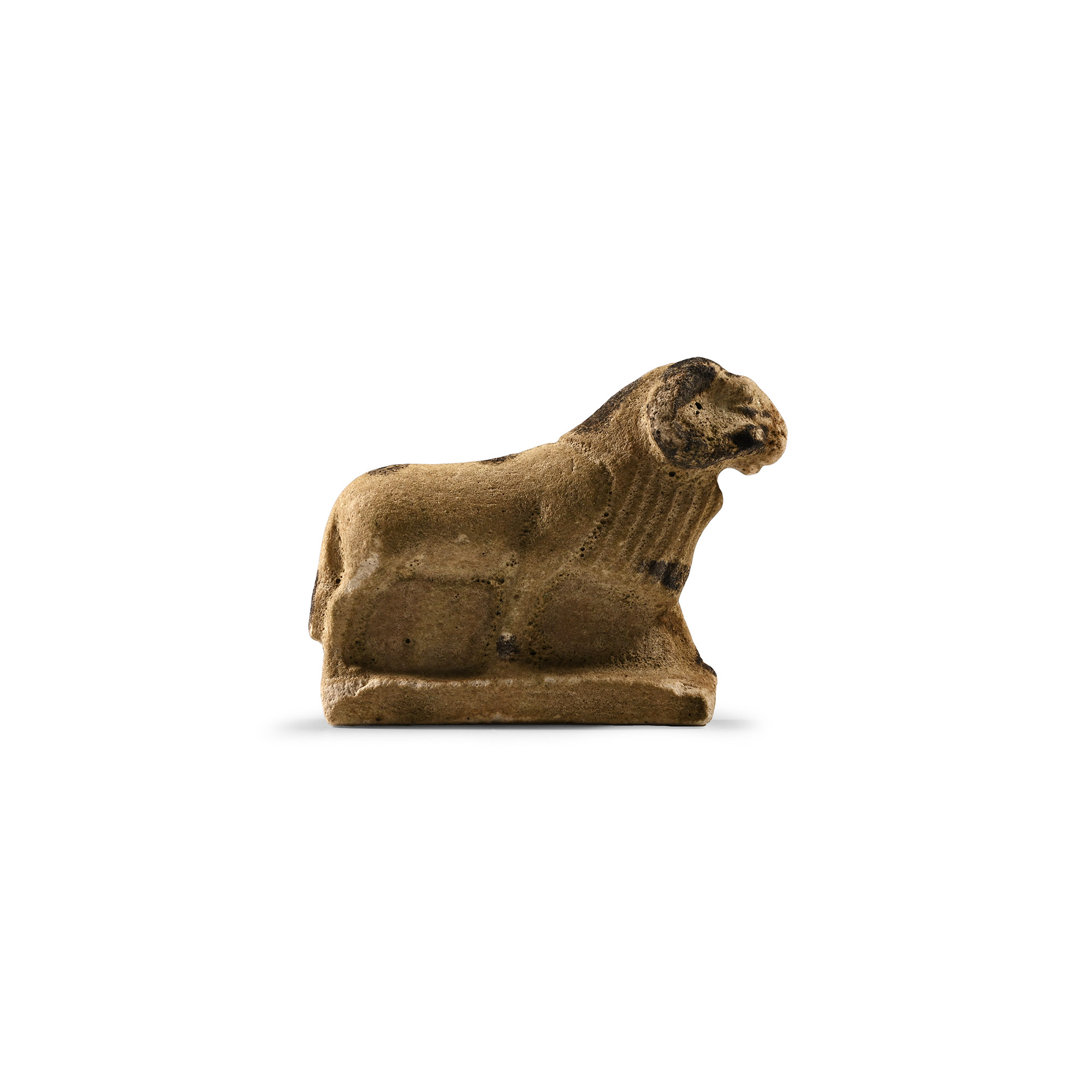 Egyptian Faience Ram Statuette