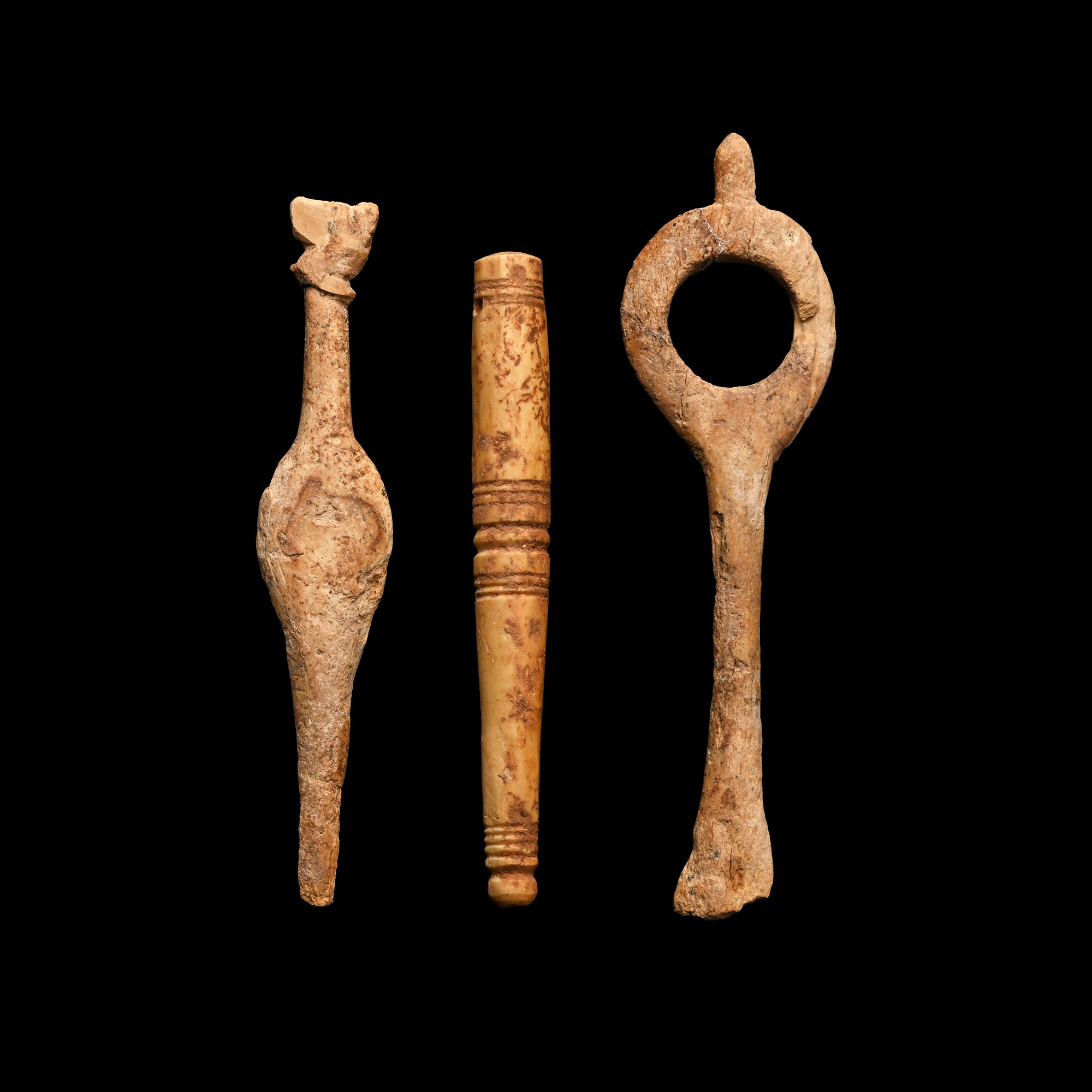 Roman Bone Pin and Implement Group