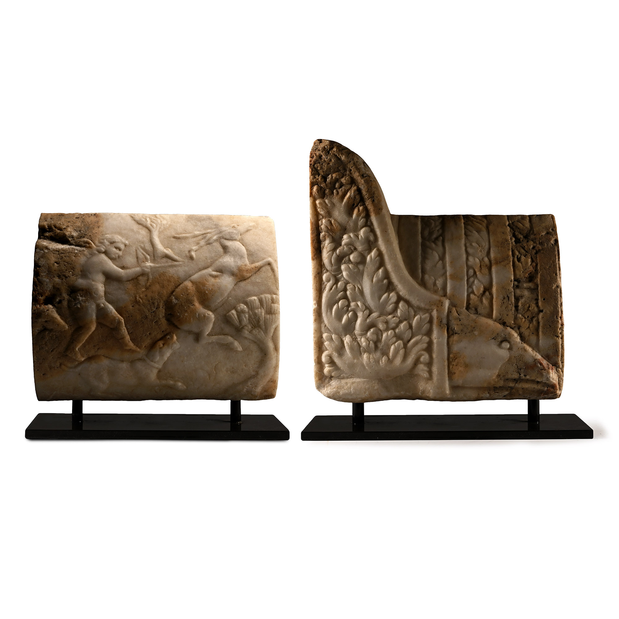 Eastern Roman Marble Fragments from a Sarcophagus