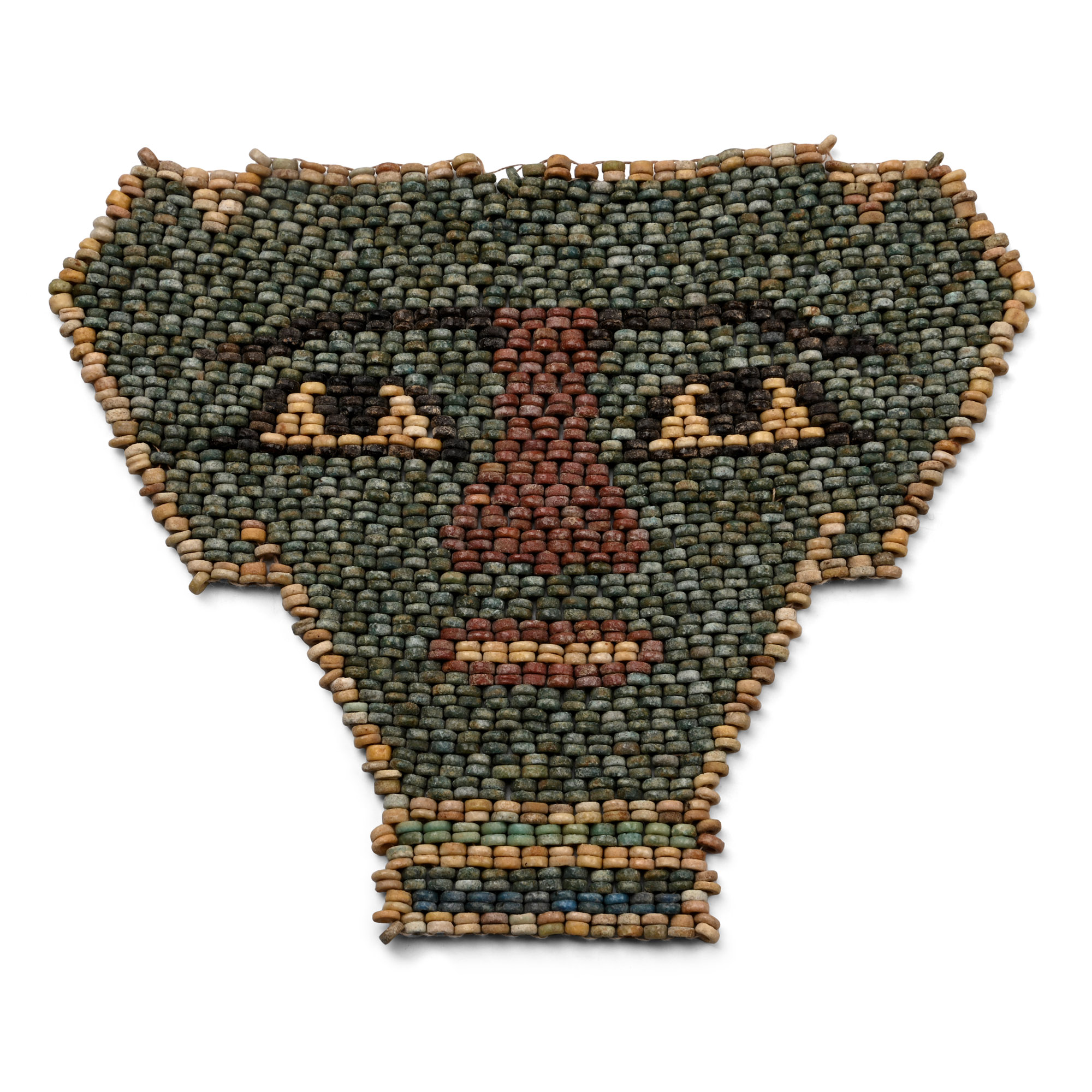 Egyptian Faience Mummy Bead Mask