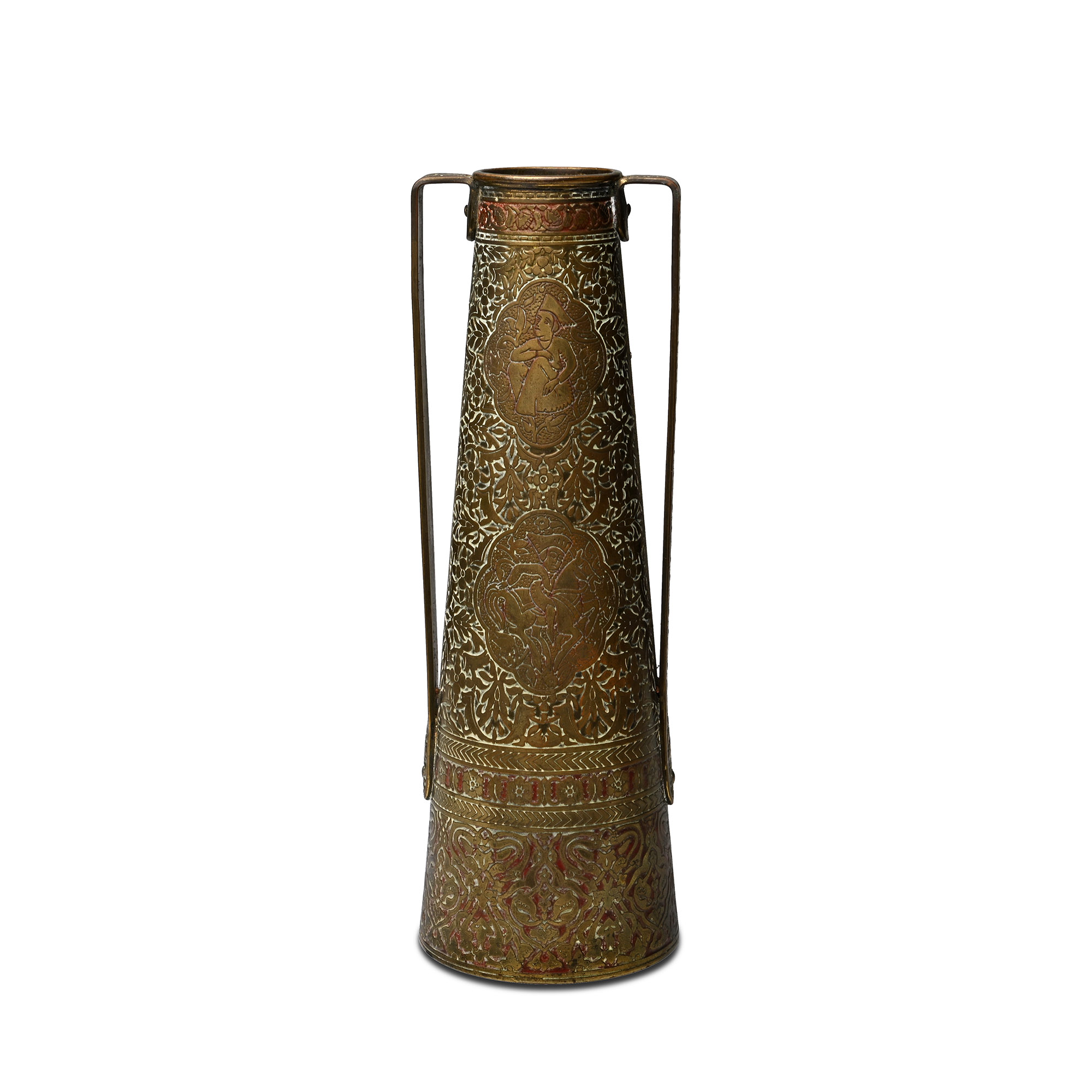 Persian Engraved Brass Vessel