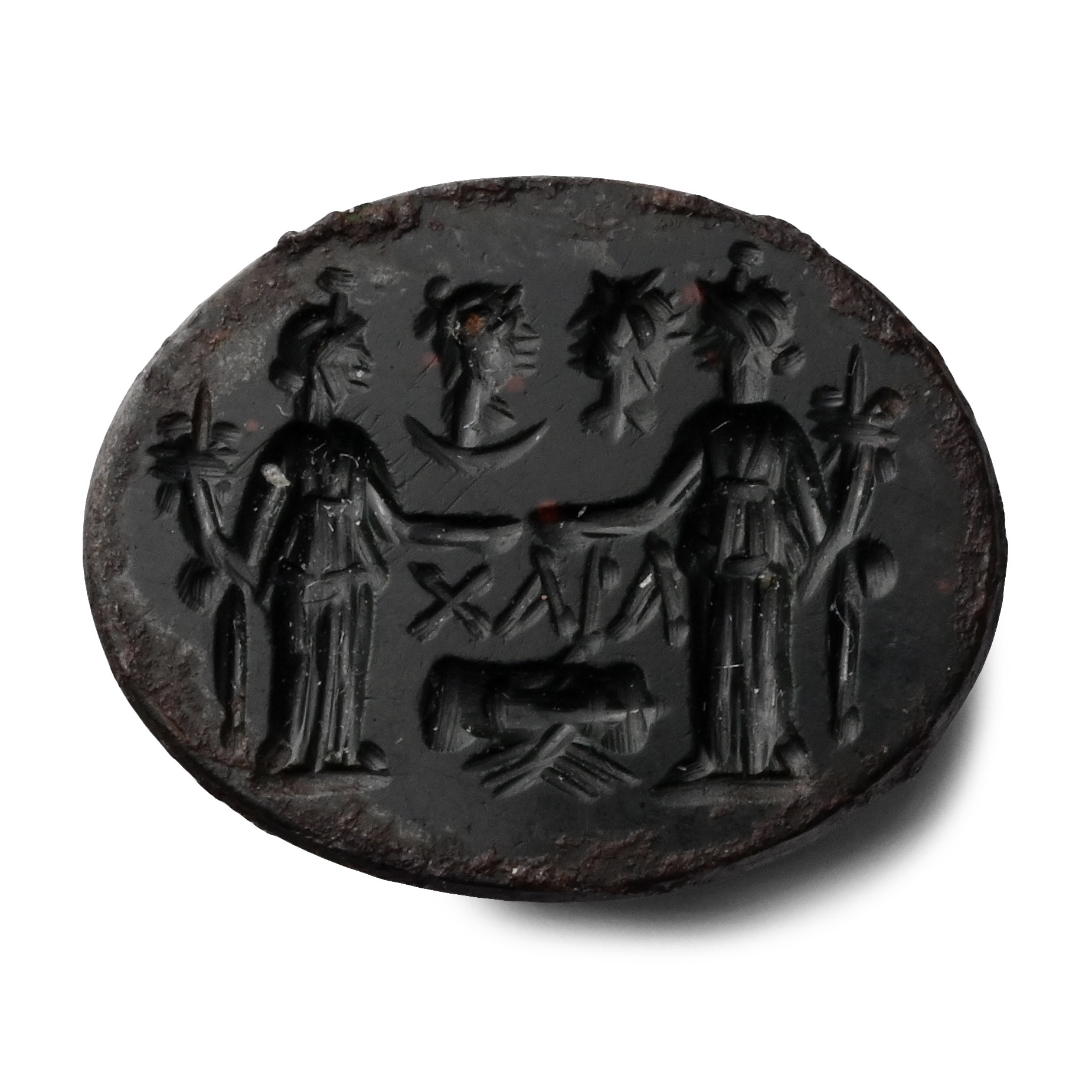 Roman Carnelian Gemstone with Figures