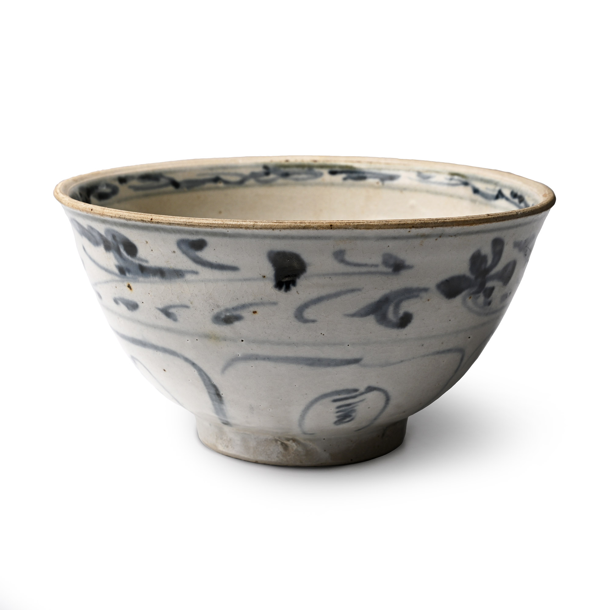 Hoi An Cargo Shipwreck Glazed Polychrome Bowl