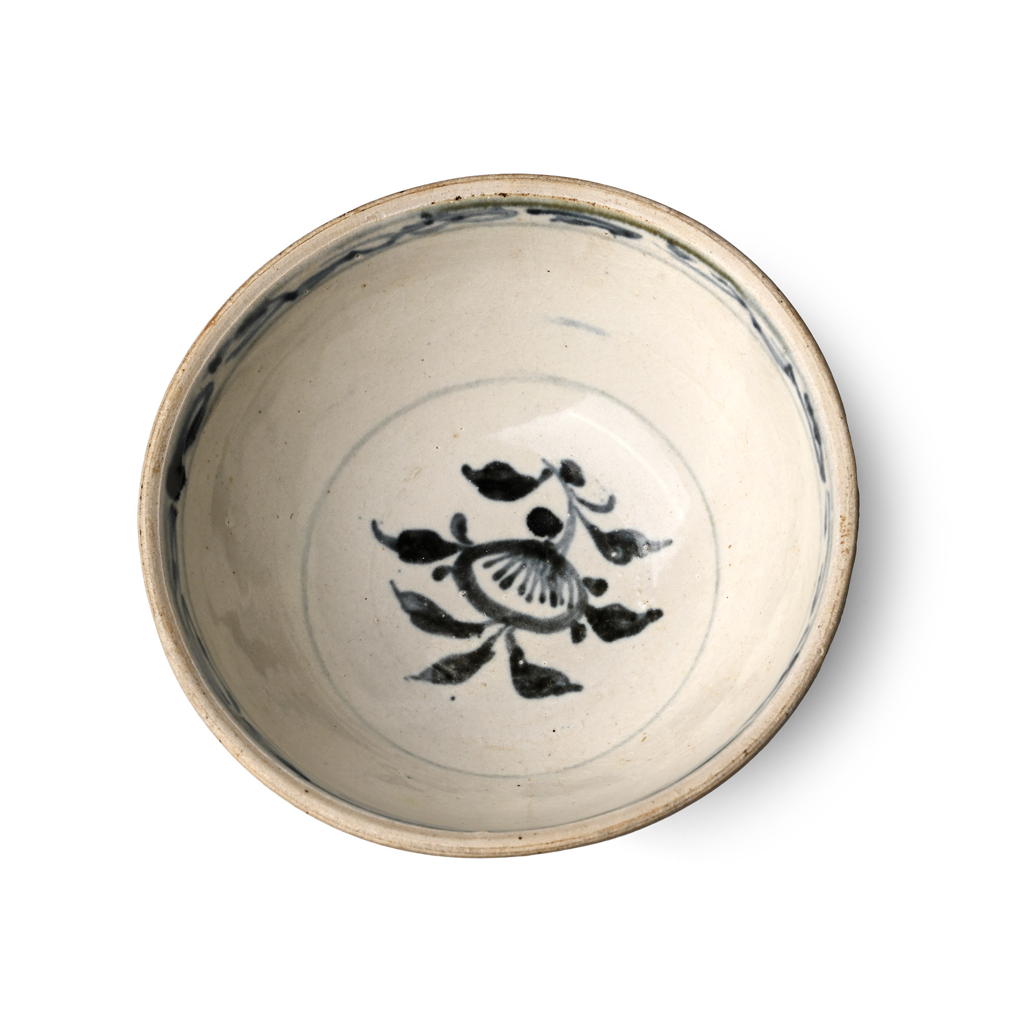 Hoi An Cargo Shipwreck Glazed Polychrome Bowl