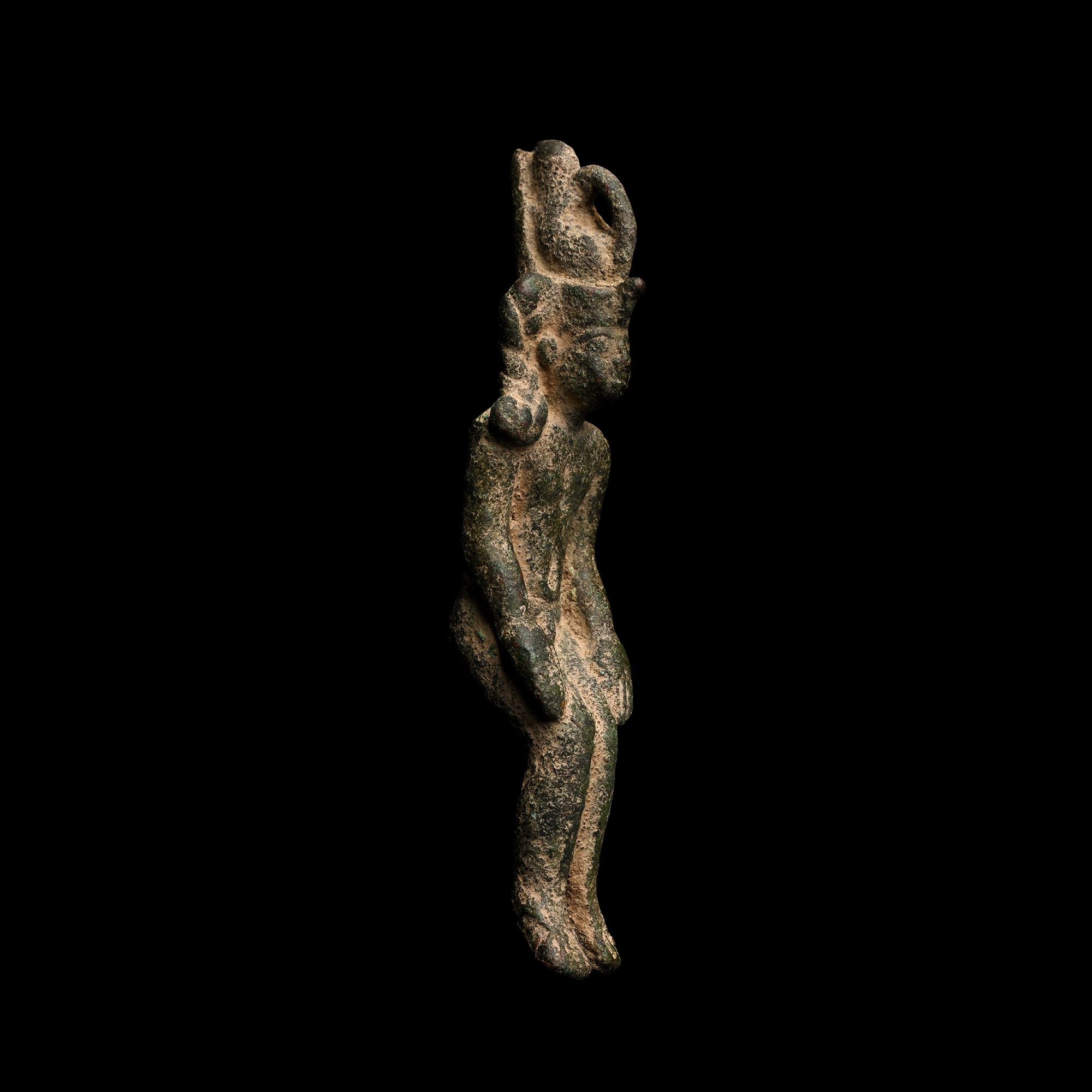 Egyptian Bronze Seated Harpocrates
