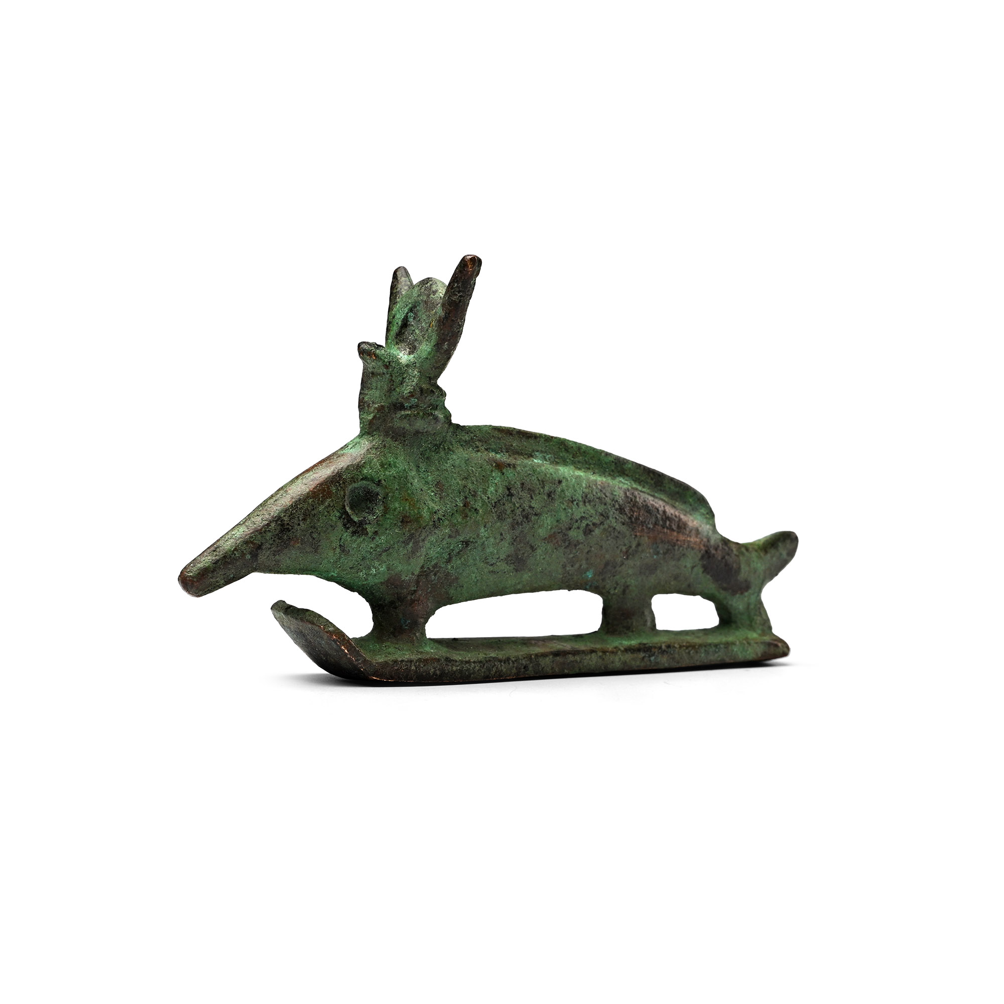 Egyptian Bronze Oxyrhynchus Fish