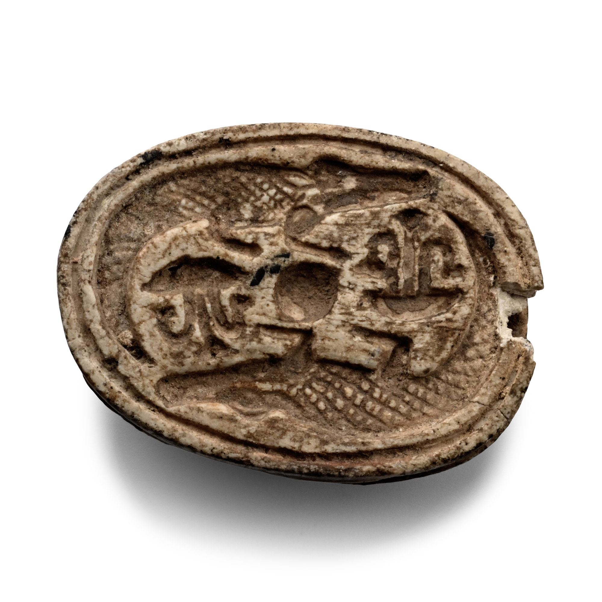 Large Egyptian Steatite Scarab