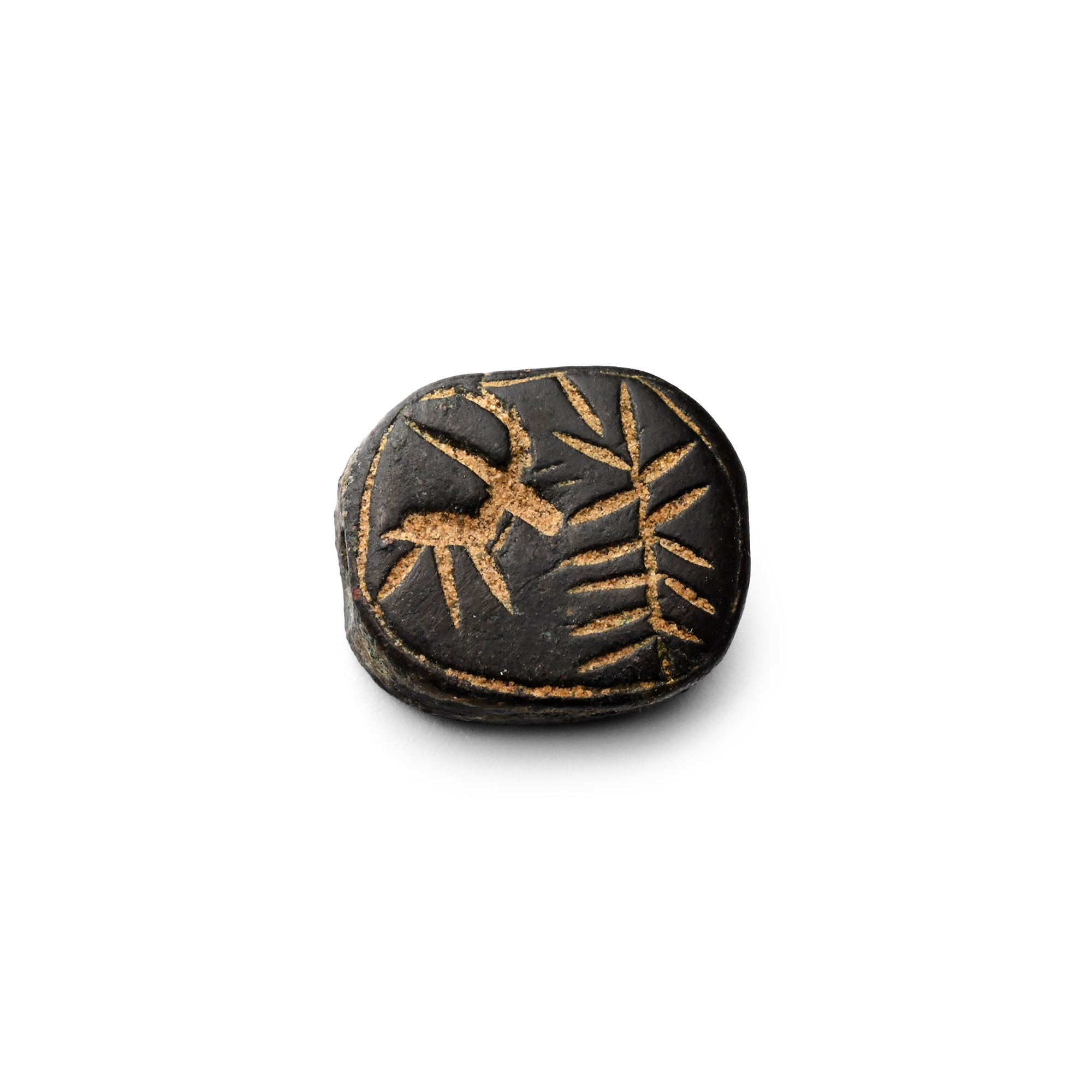 Western Asiatic Bronze Scaraboid Seal Matrix