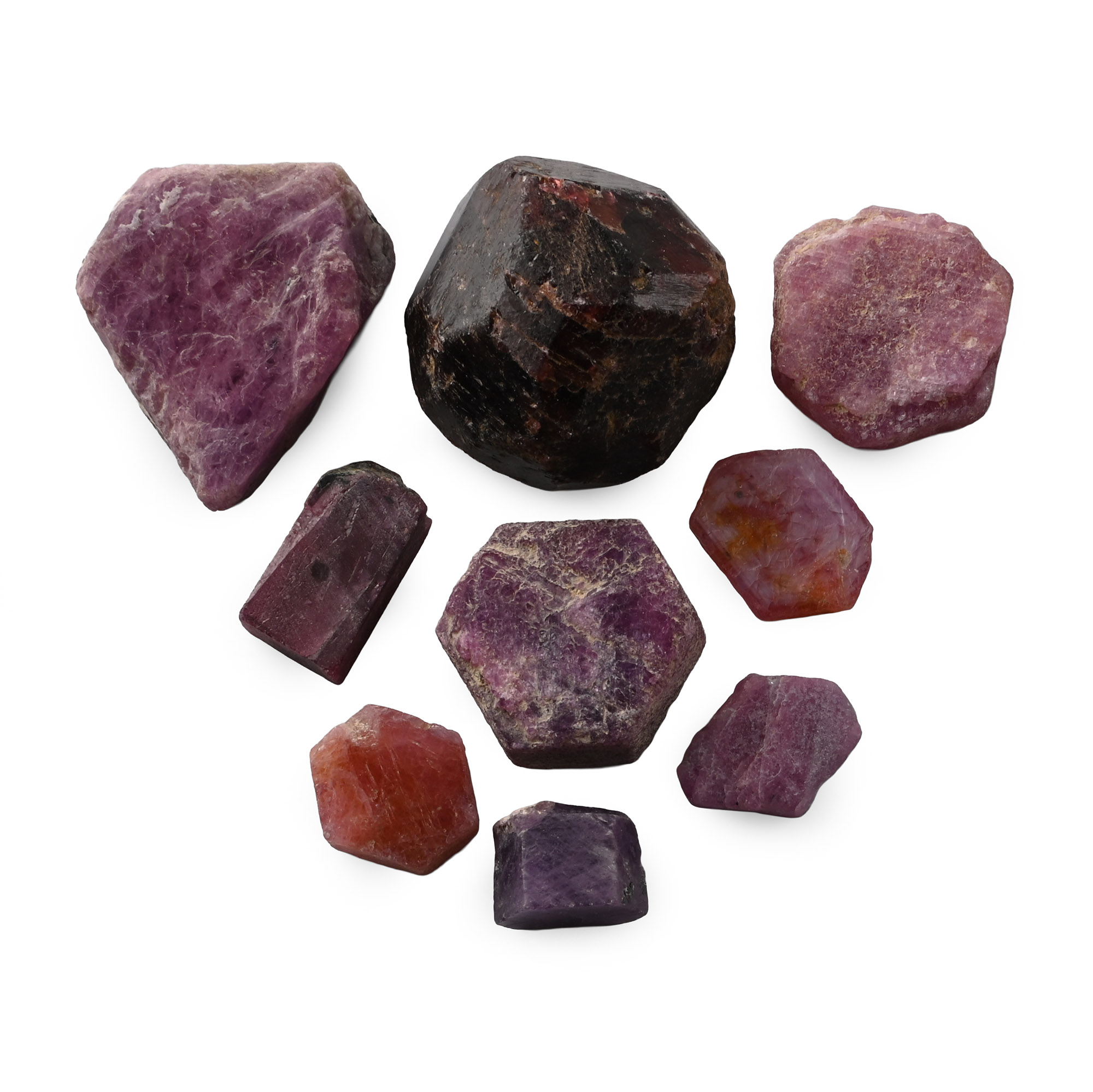 Ruby Crystal Gemstone Group