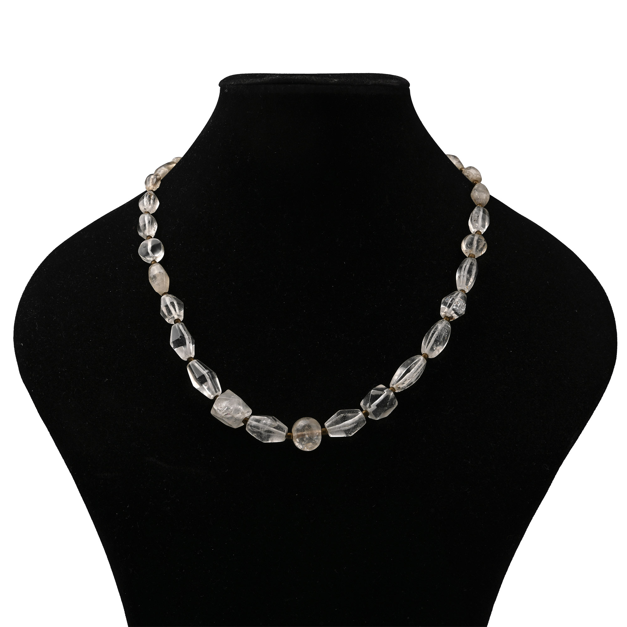 Western Asiatic Rock Crystal Bead Necklace