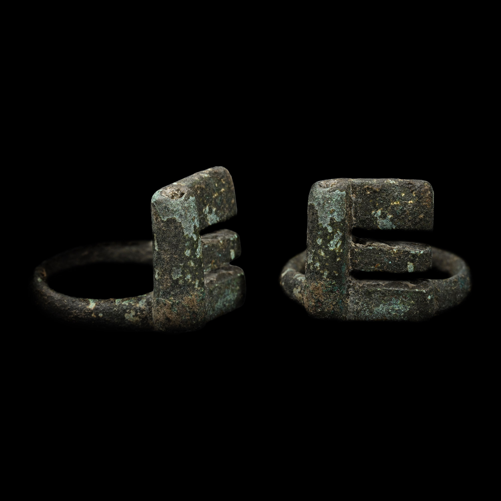 Roman Bronze Key Ring