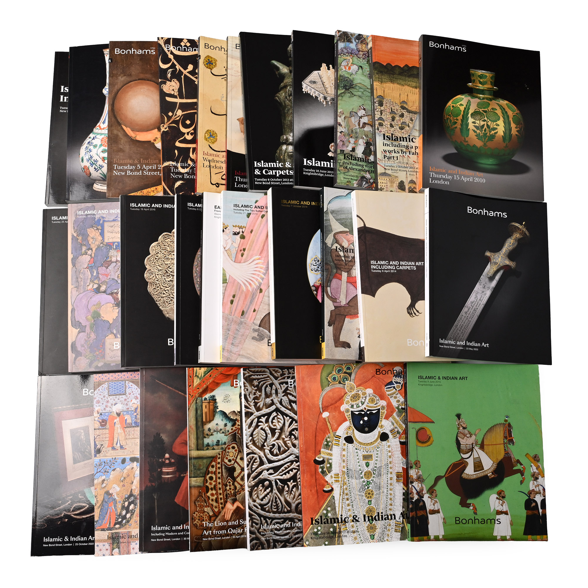 Bonhams Islamic and Indian Art Auction Catalogue Group - 28 Titles