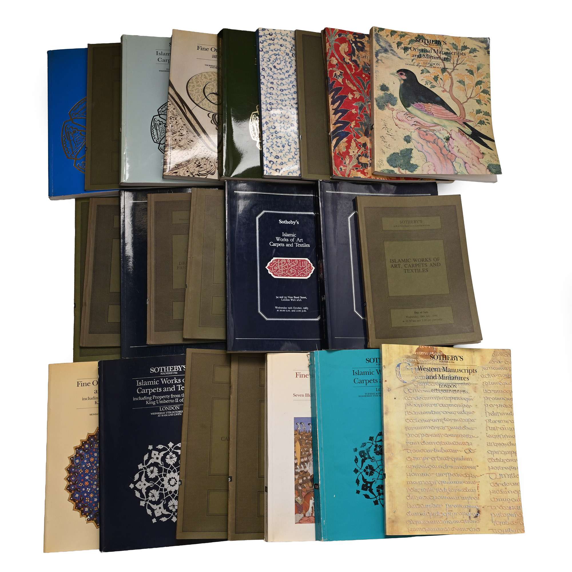 Sotheby's Islamic and Indian Art Auction Catalogue Group - 24 Titles