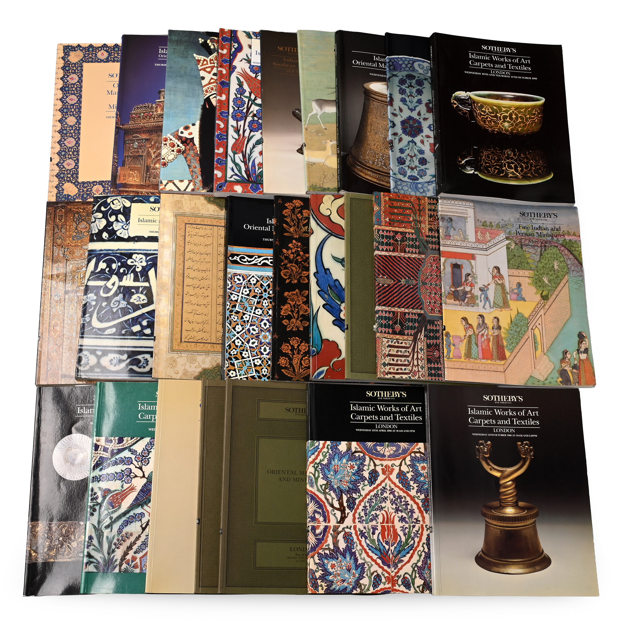 Sotheby's Islamic and Indian Art Auction Catalogue Group - 25 Titles