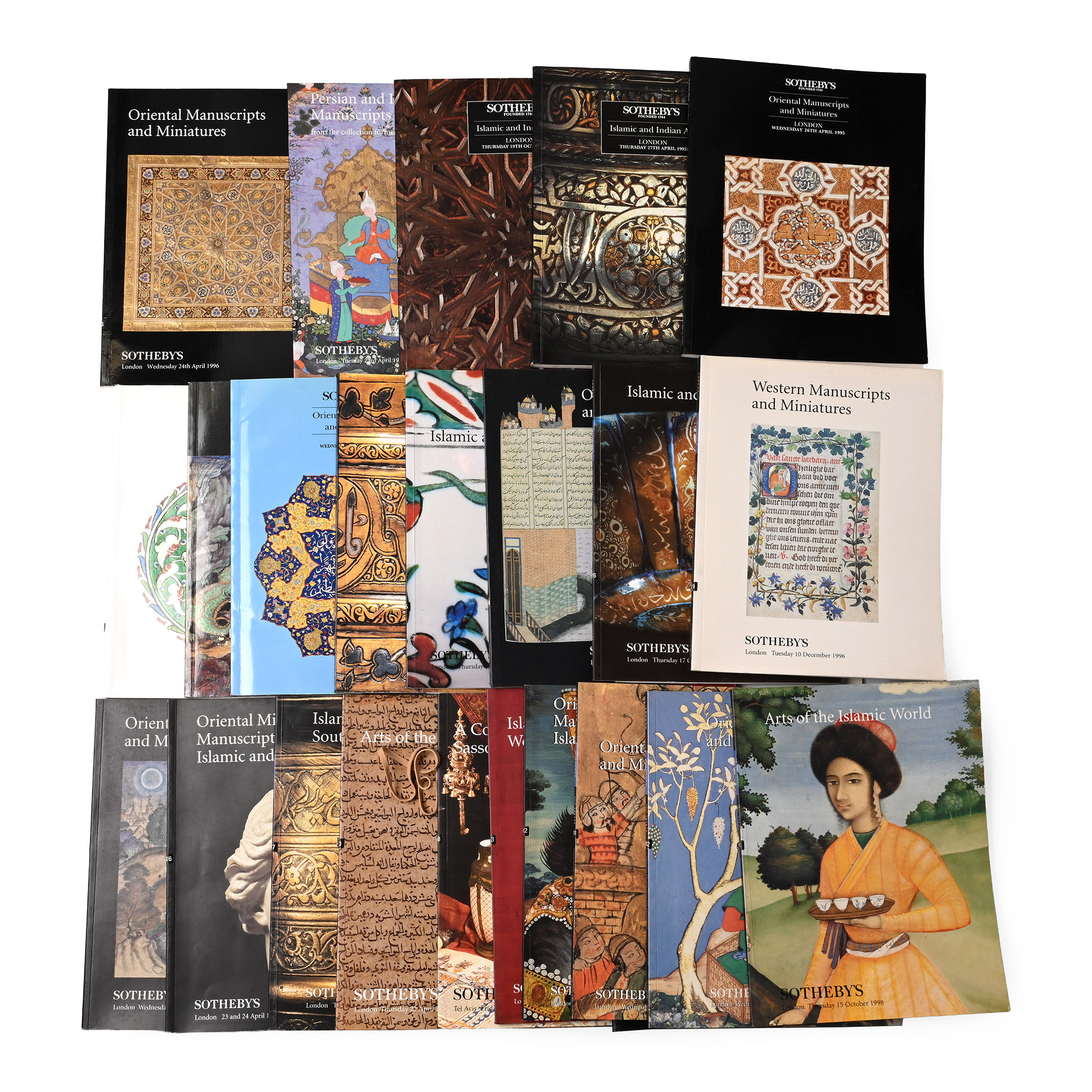 Sotheby's Islamic and Indian Art Auction Catalogue Group - 25 Titles