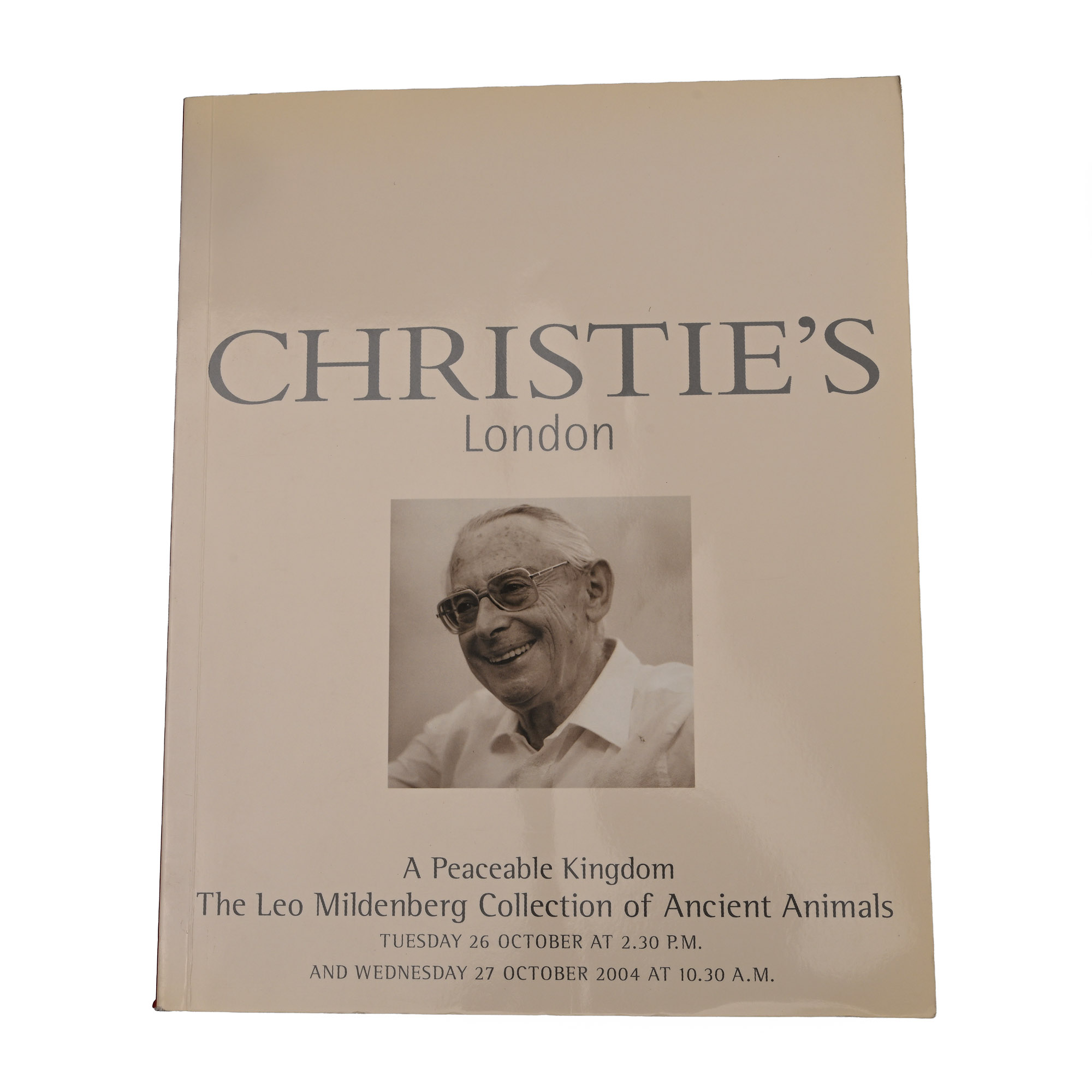 Christie's Auction Catalogue: A Peaceable Kingdom - The Leo Mildenberg Collection of Ancient Animals